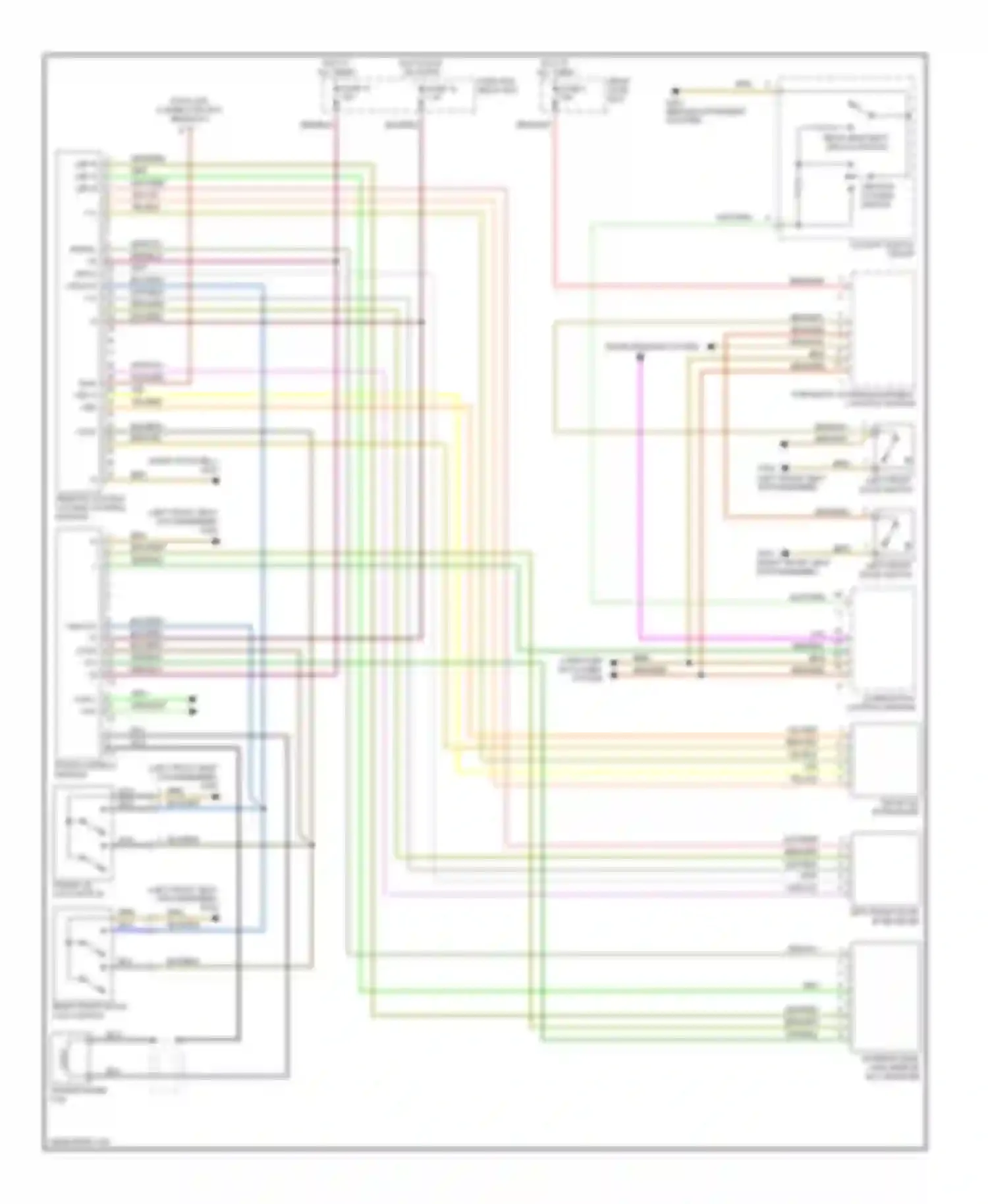 E-class Mercedes-Benz W210/S210 (1995-1999): Power door lock circuit