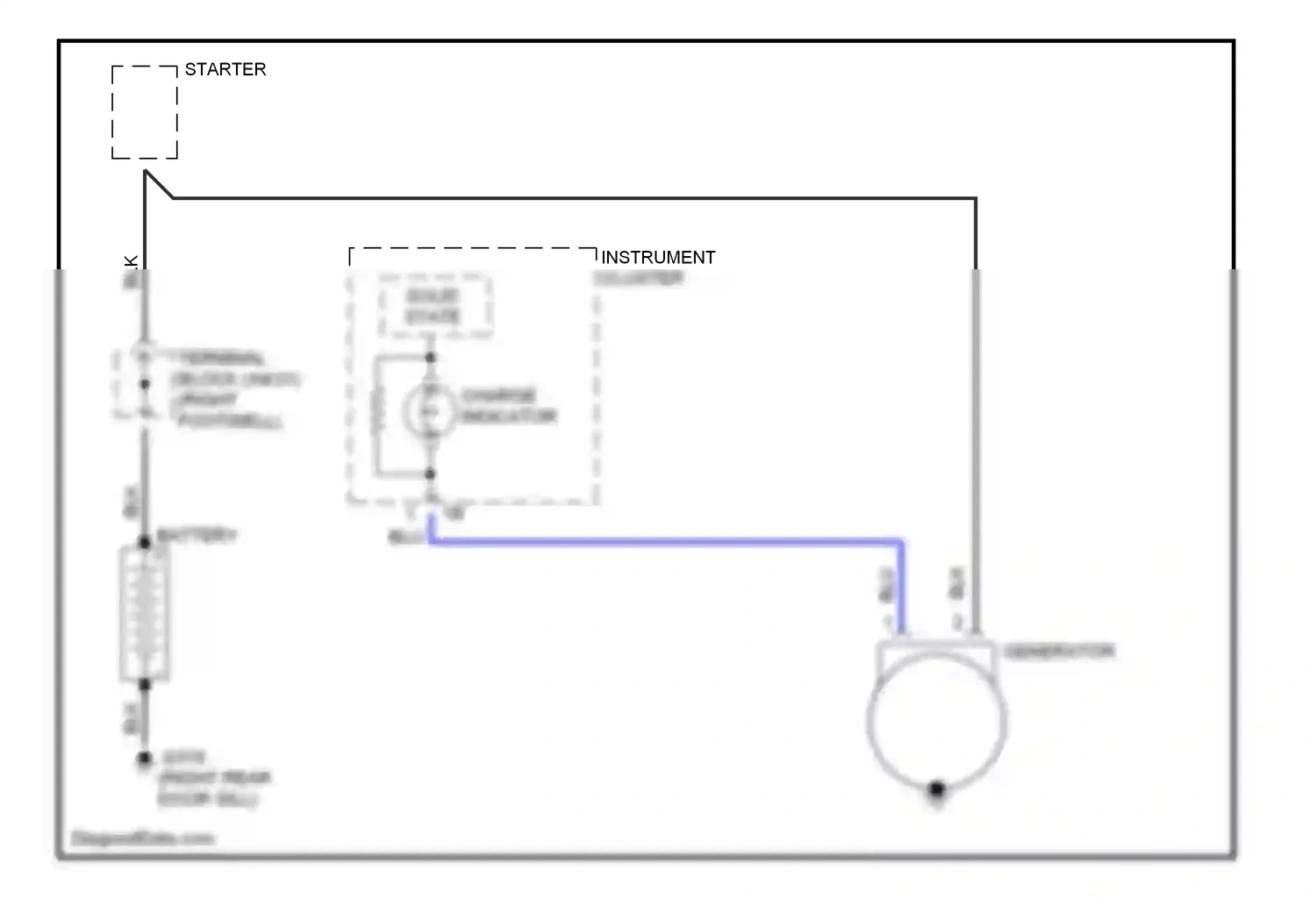 Wiring diagram solid state for Mercedes-Benz E-class W210/S210 (1995-1999) (1 of 1)