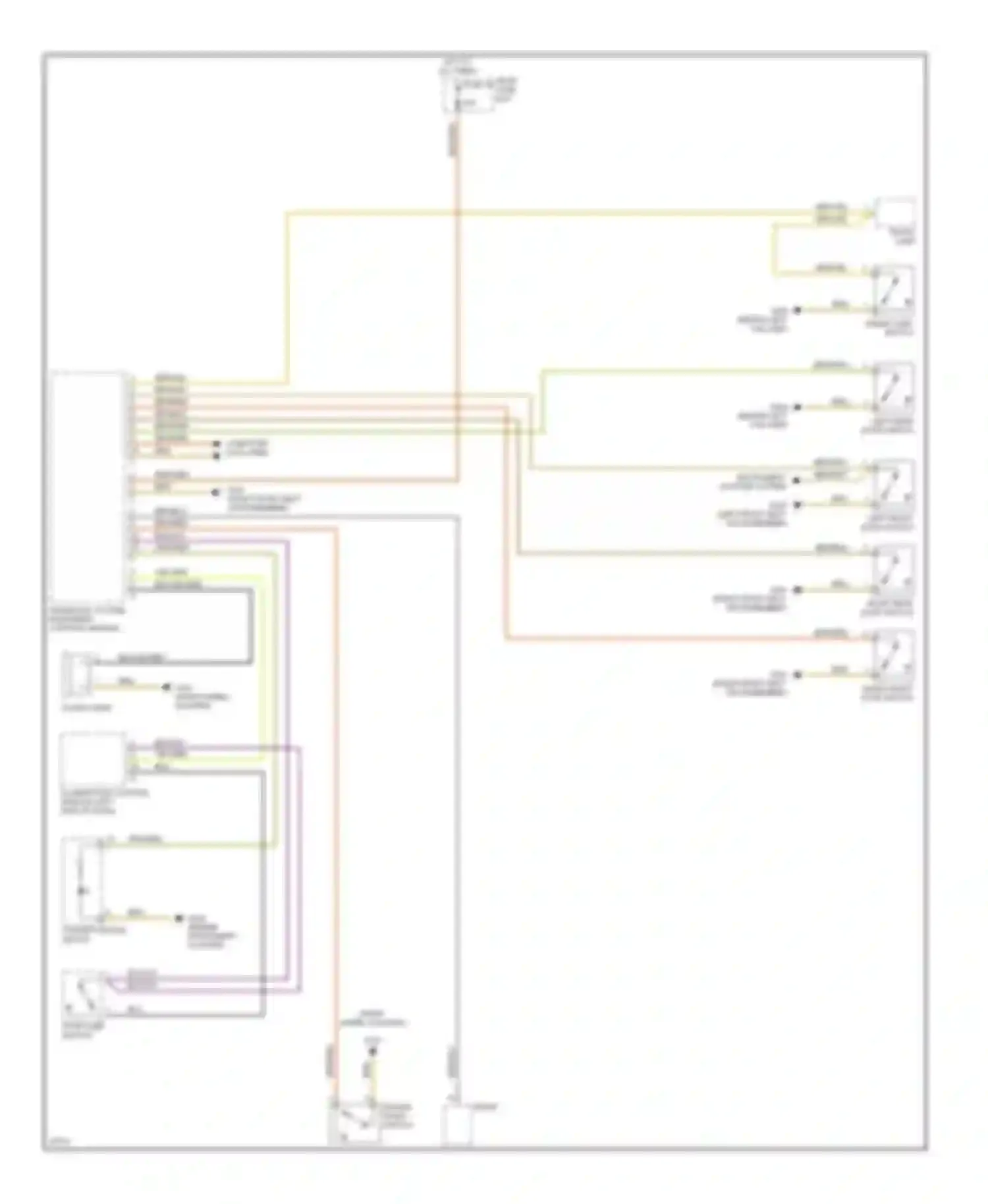 E-class AMG Mercedes-Benz W210/S210 (1996-1999): Anti-theft circuit