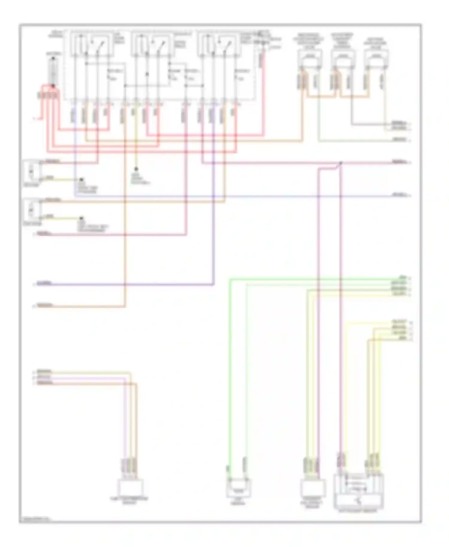 E-class AMG Mercedes-Benz W210/S210 (1996-1999): Wiring diagram engine performance 3.2ls (2 of 3)