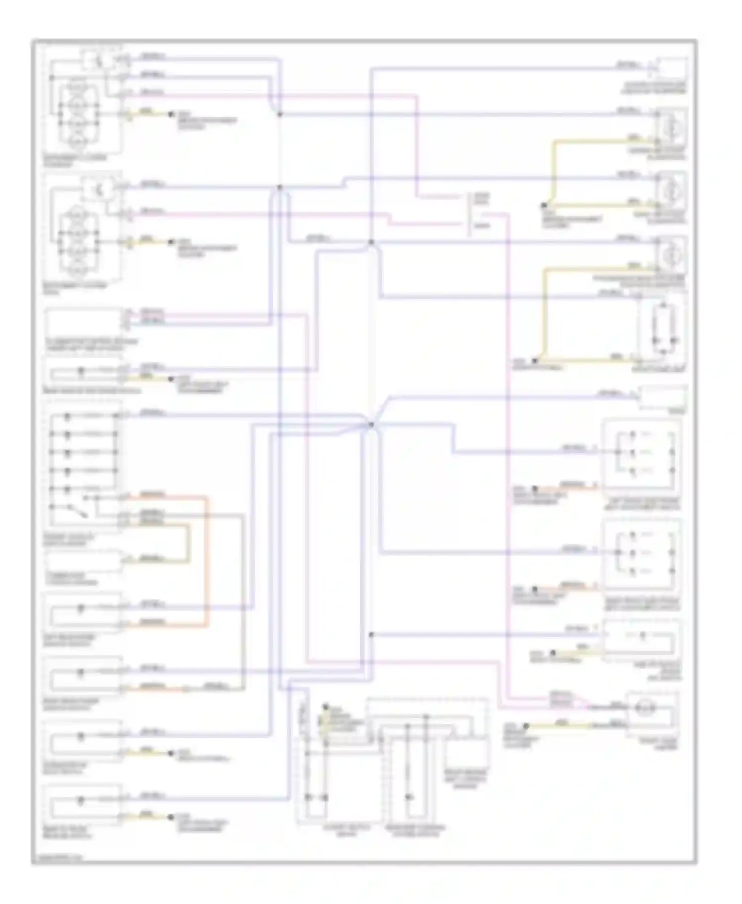 E-class AMG Mercedes-Benz W210/S210 (1996-1999): Instrument illumination circuit