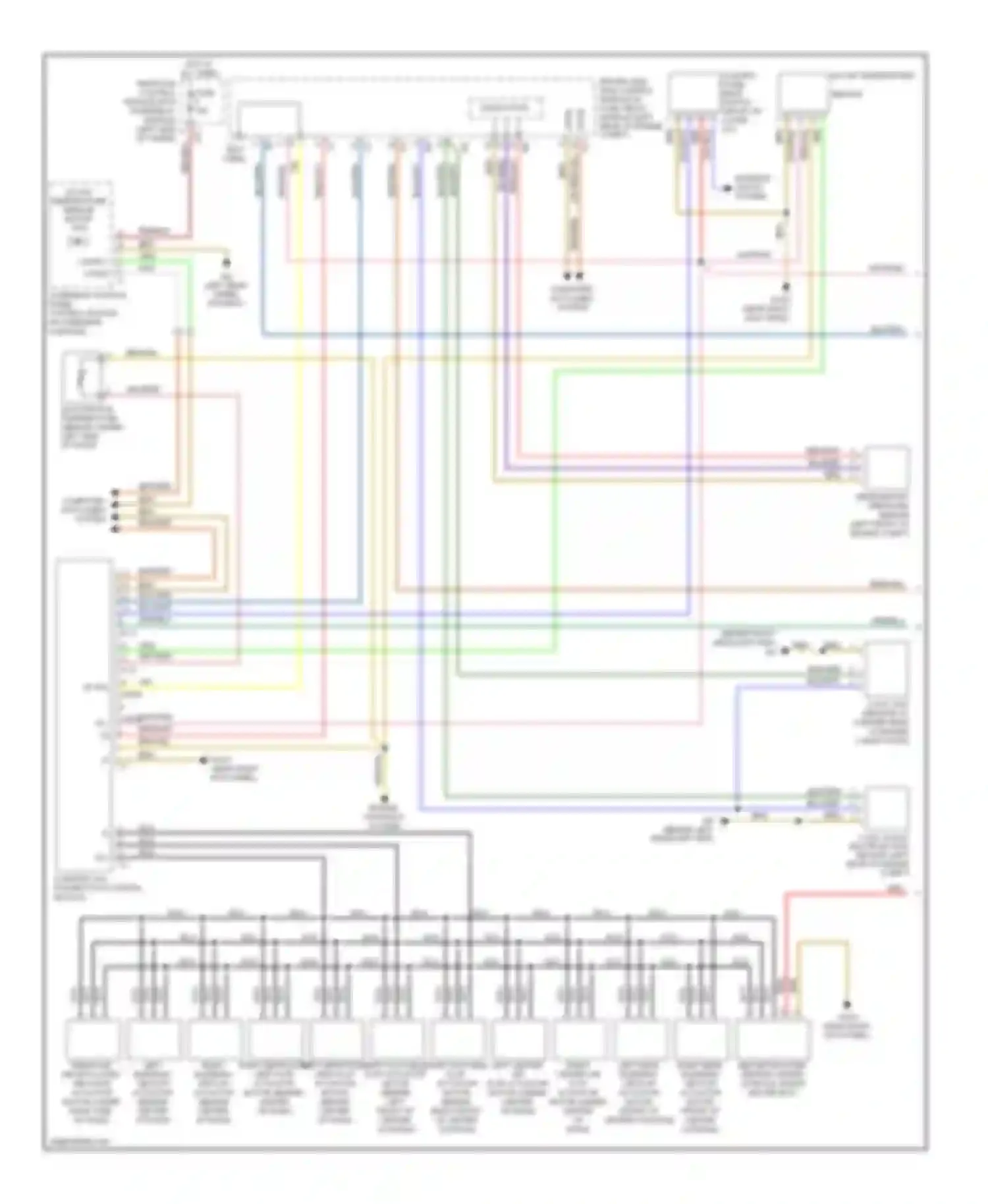 E-class Mercedes-Benz W211/S211 facelift (2006-2009): Automatic a/c circuit (1 of 2)
