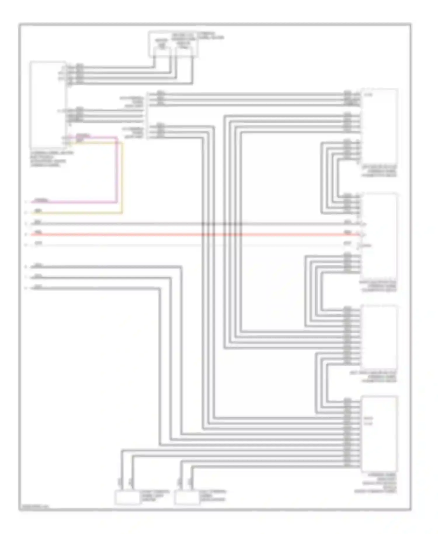 E-class Mercedes-Benz W211/S211 facelift (2006-2009): Electronic power steering circuit (2 of 2)