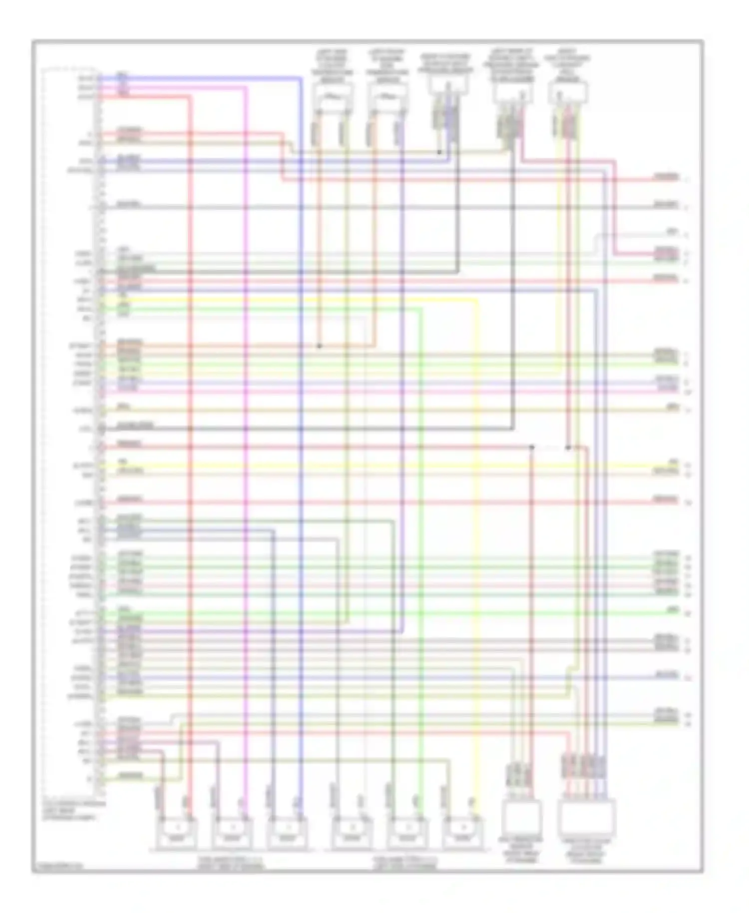 E-class Mercedes-Benz W211/S211 facelift (2006-2009): Wiring diagram engine performance 3.0l diesel (1 of 4)