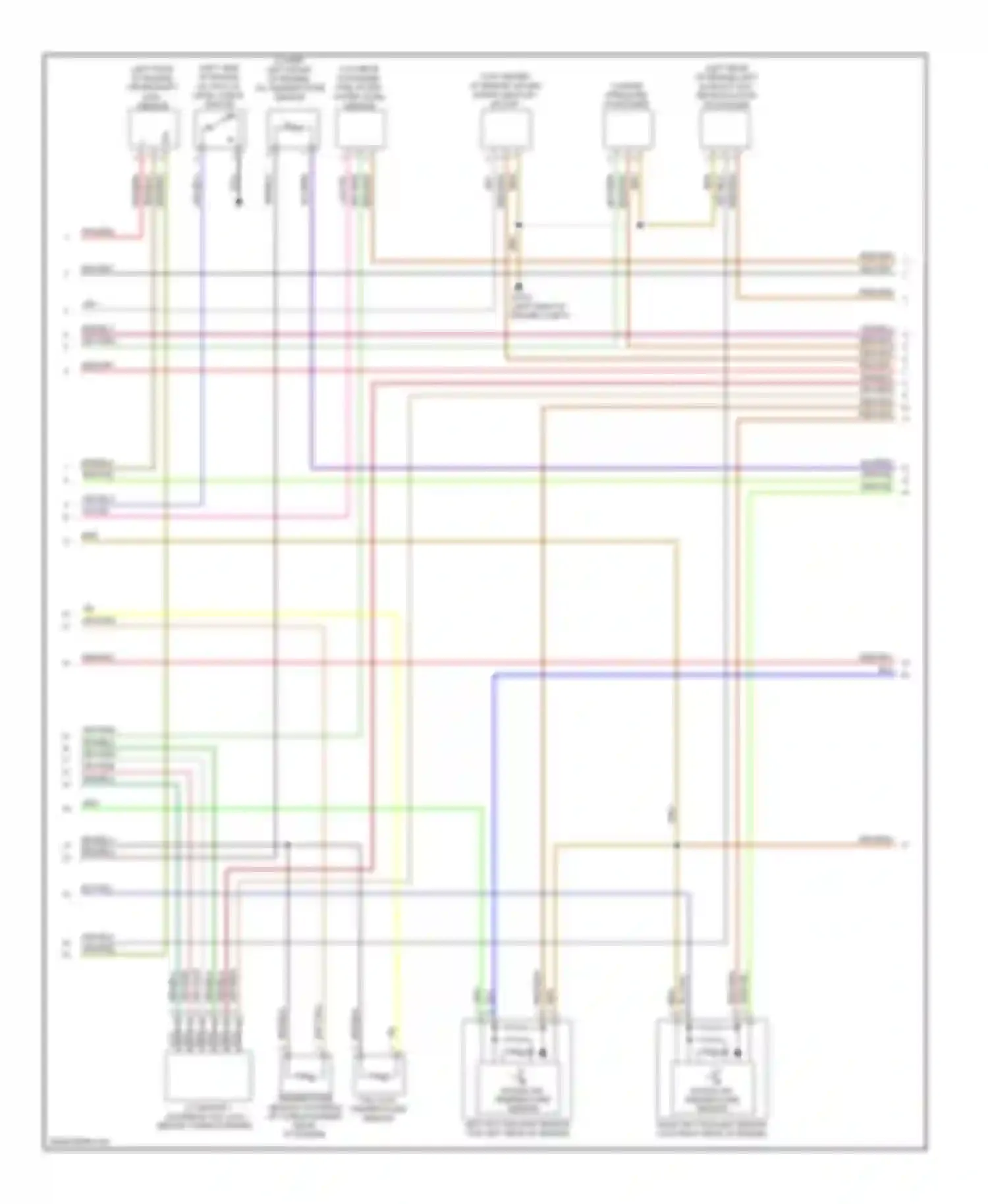 E-class Mercedes-Benz W211/S211 facelift (2006-2009): Wiring diagram engine performance 3.0l diesel (2 of 4)