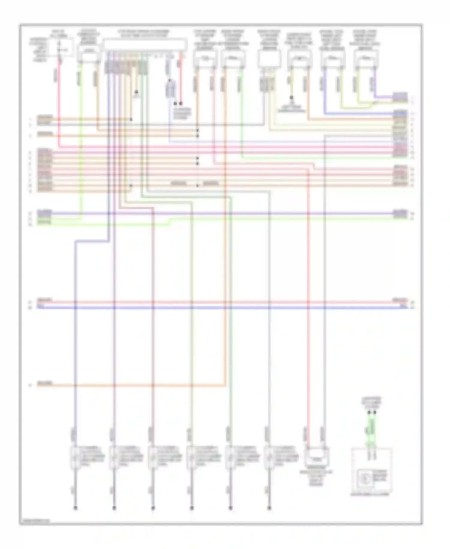 E-class Mercedes-Benz W211/S211 facelift (2006-2009): Wiring diagram engine performance 3.0l diesel (3 of 4)