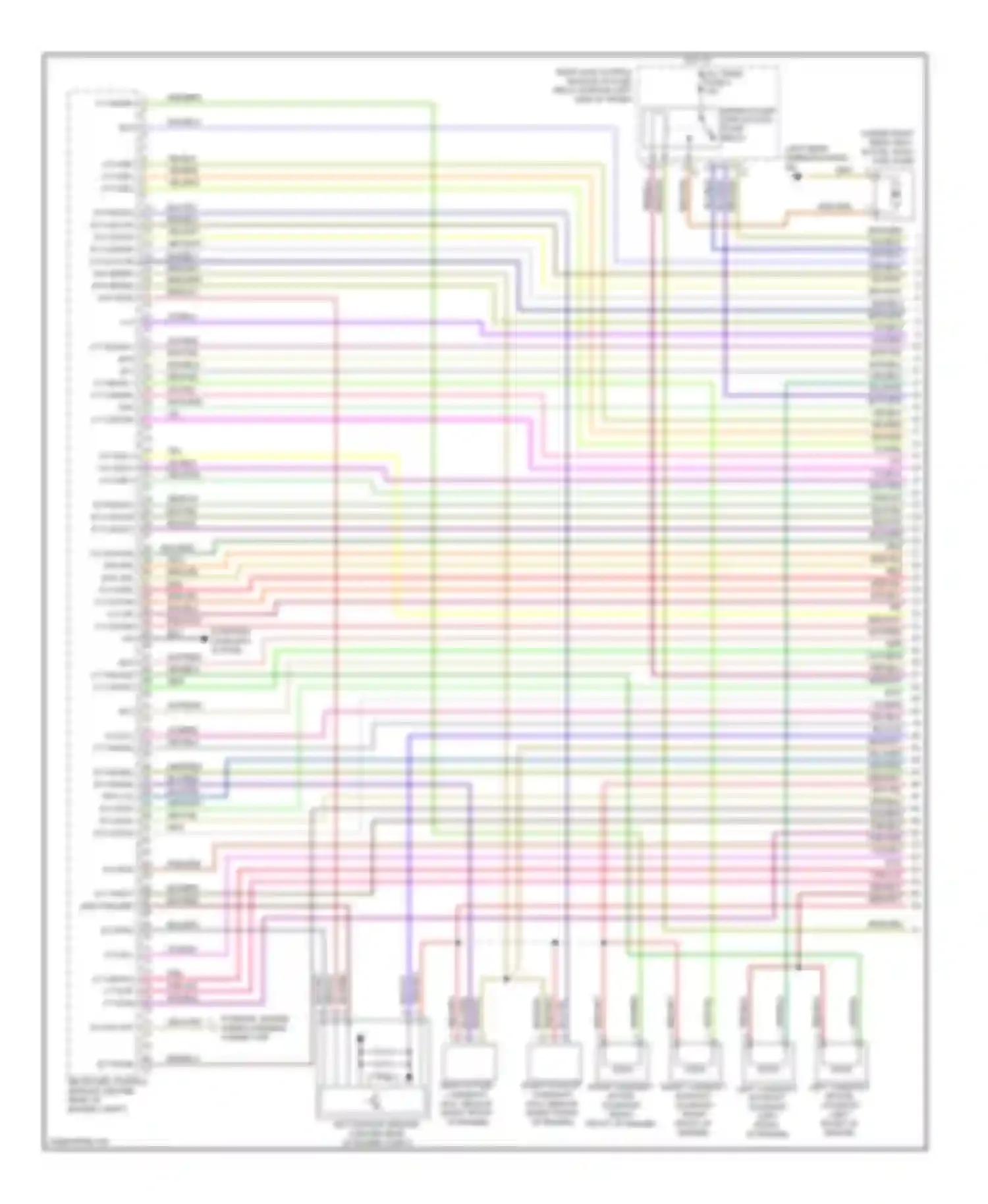 E-class Mercedes-Benz W211/S211 facelift (2006-2009): Wiring diagram engine performance 3.5l (1 of 4)