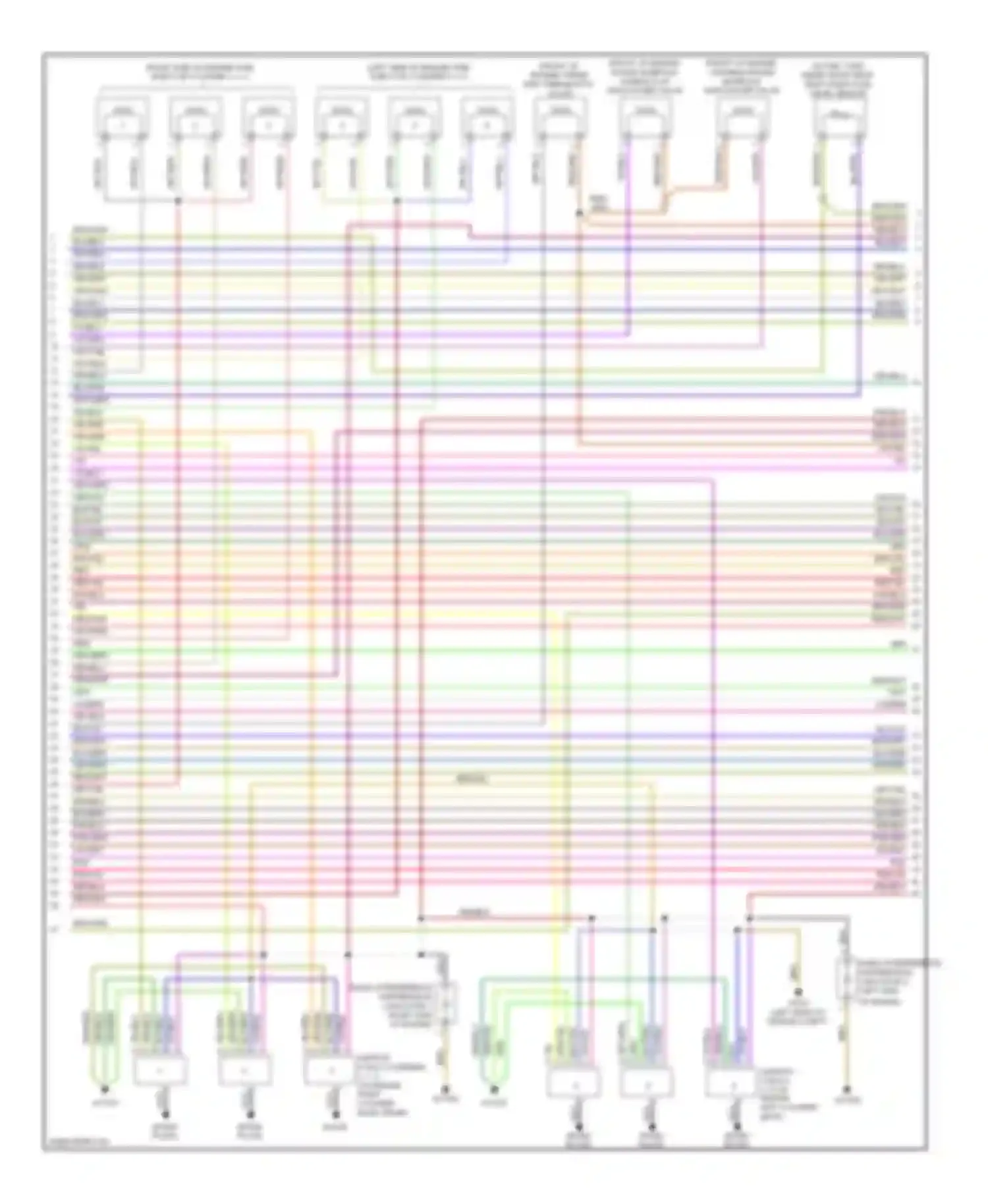 E-class Mercedes-Benz W211/S211 facelift (2006-2009): Wiring diagram engine performance 3.5l (2 of 4)