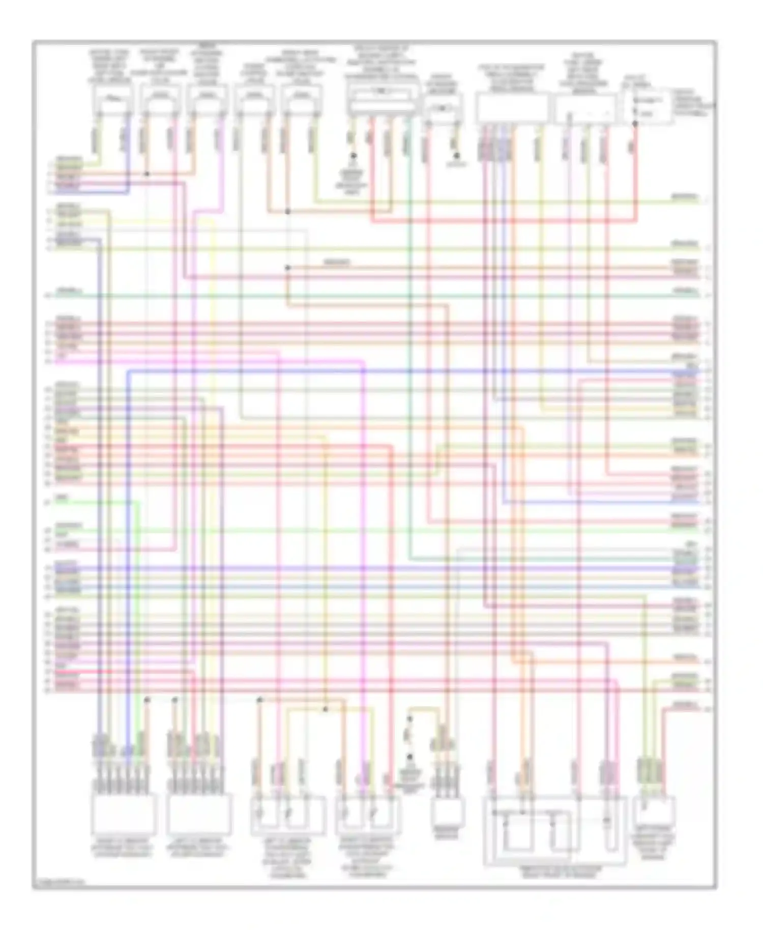 E-class Mercedes-Benz W211/S211 facelift (2006-2009): Wiring diagram engine performance 3.5l (3 of 4)