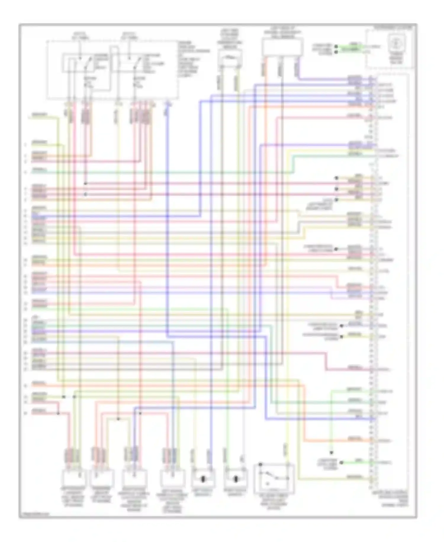 E-class Mercedes-Benz W211/S211 facelift (2006-2009): Wiring diagram engine performance 3.5l (4 of 4)