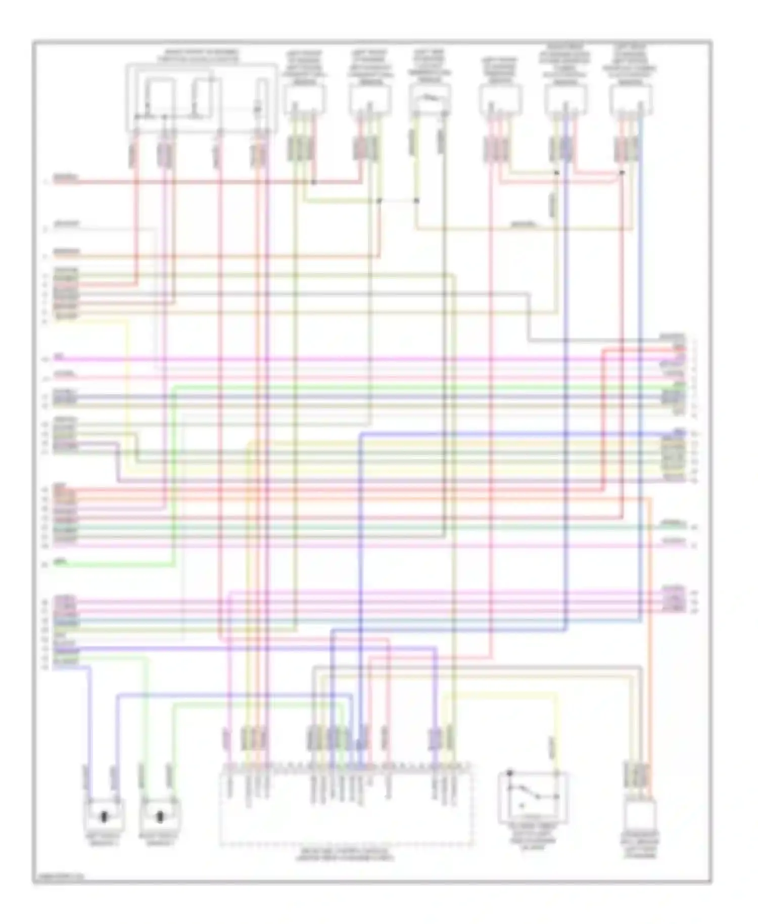 E-class Mercedes-Benz W211/S211 facelift (2006-2009): Wiring diagram engine performance 5.5l (3 of 5)