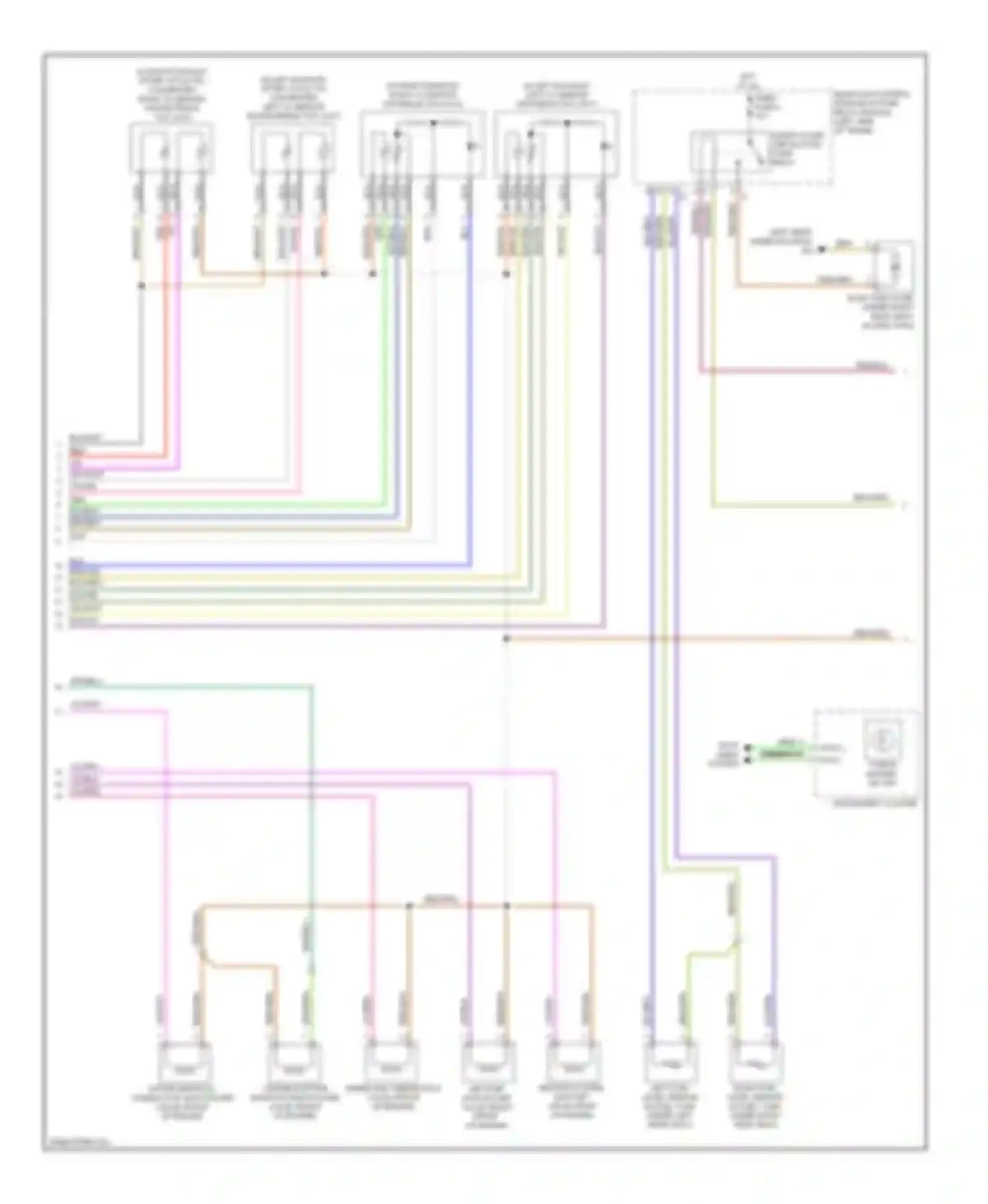 E-class Mercedes-Benz W211/S211 facelift (2006-2009): Wiring diagram engine performance 5.5l (4 of 5)