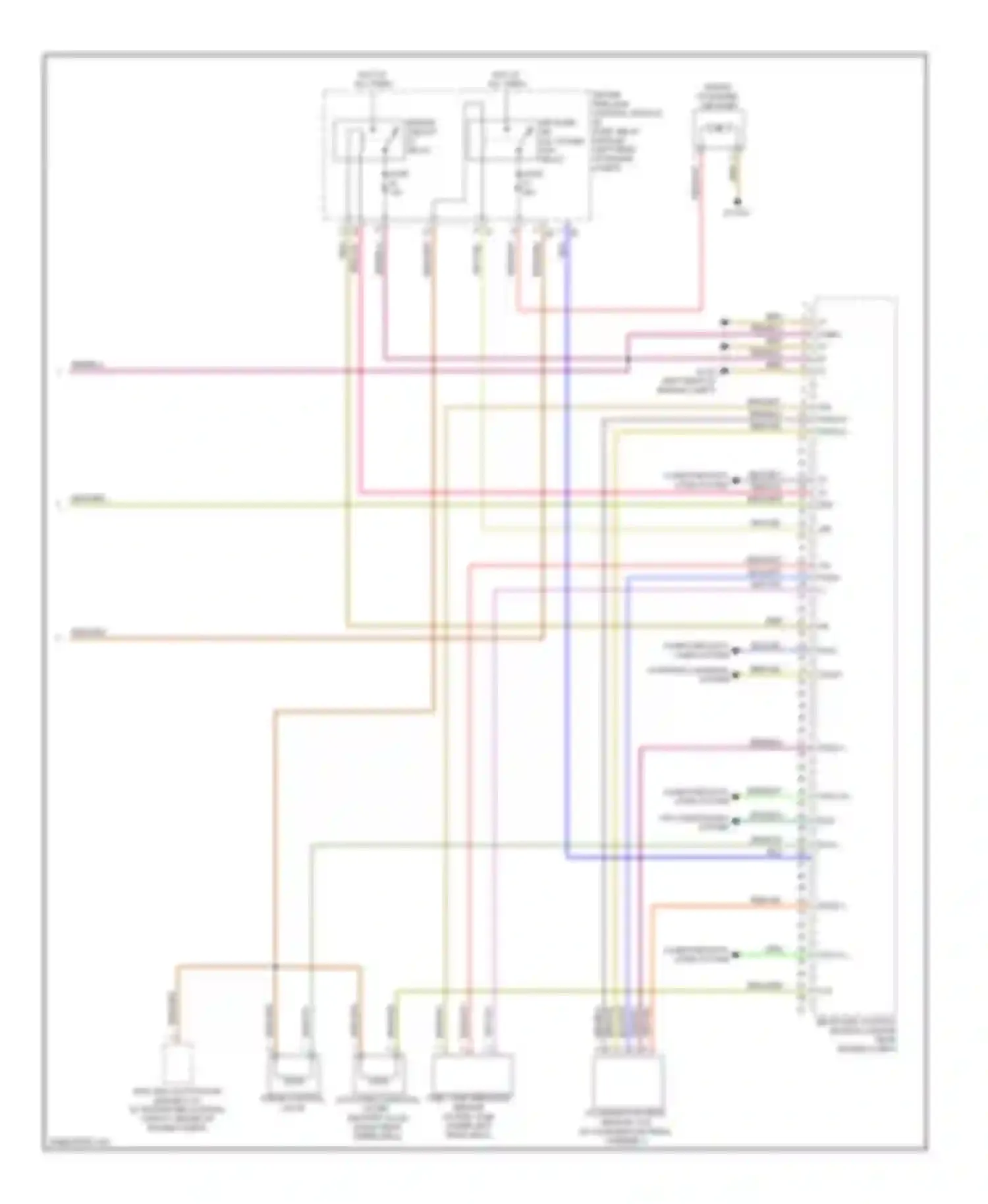 E-class Mercedes-Benz W211/S211 facelift (2006-2009): Wiring diagram engine performance 5.5l (5 of 5)