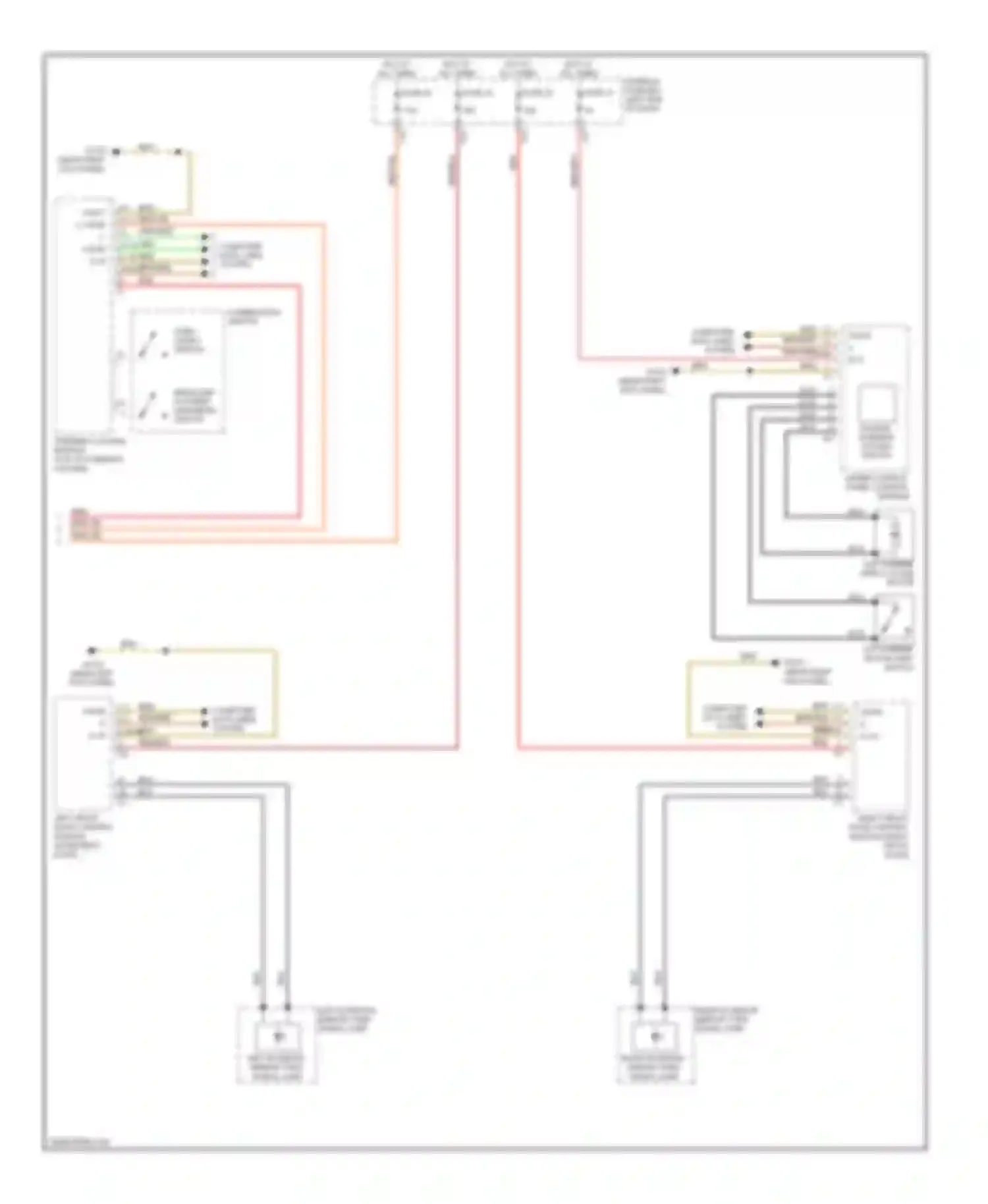 E-class Mercedes-Benz W211/S211 facelift (2006-2009): Front exterior lamps circuit (2 of 2)