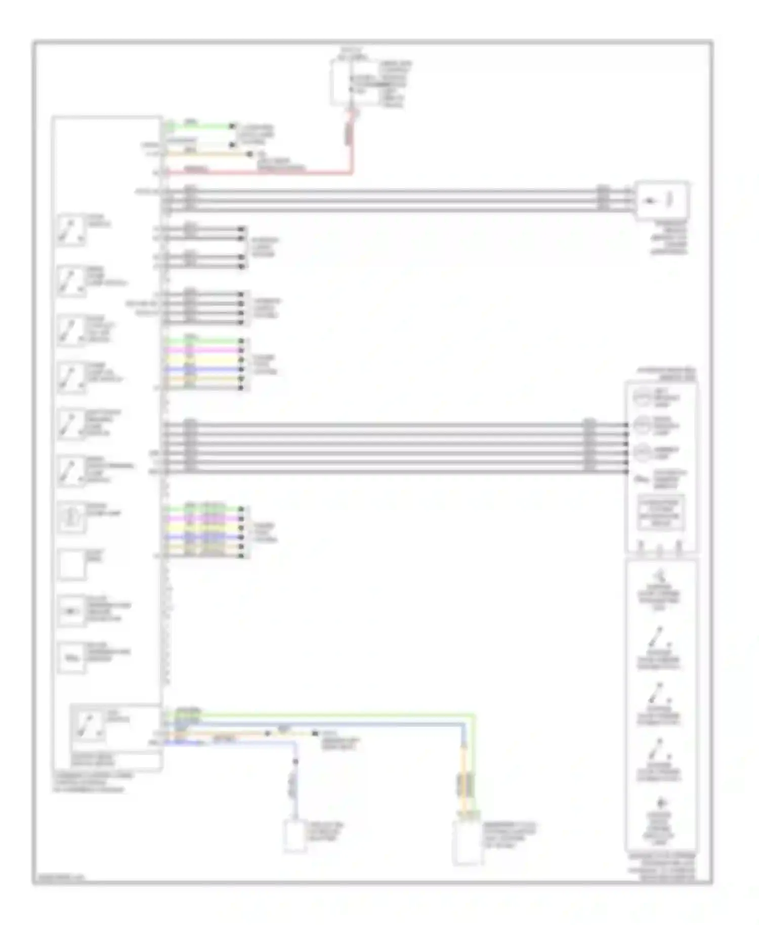 E-class Mercedes-Benz W211/S211 facelift (2006-2009): Overhead console circuit