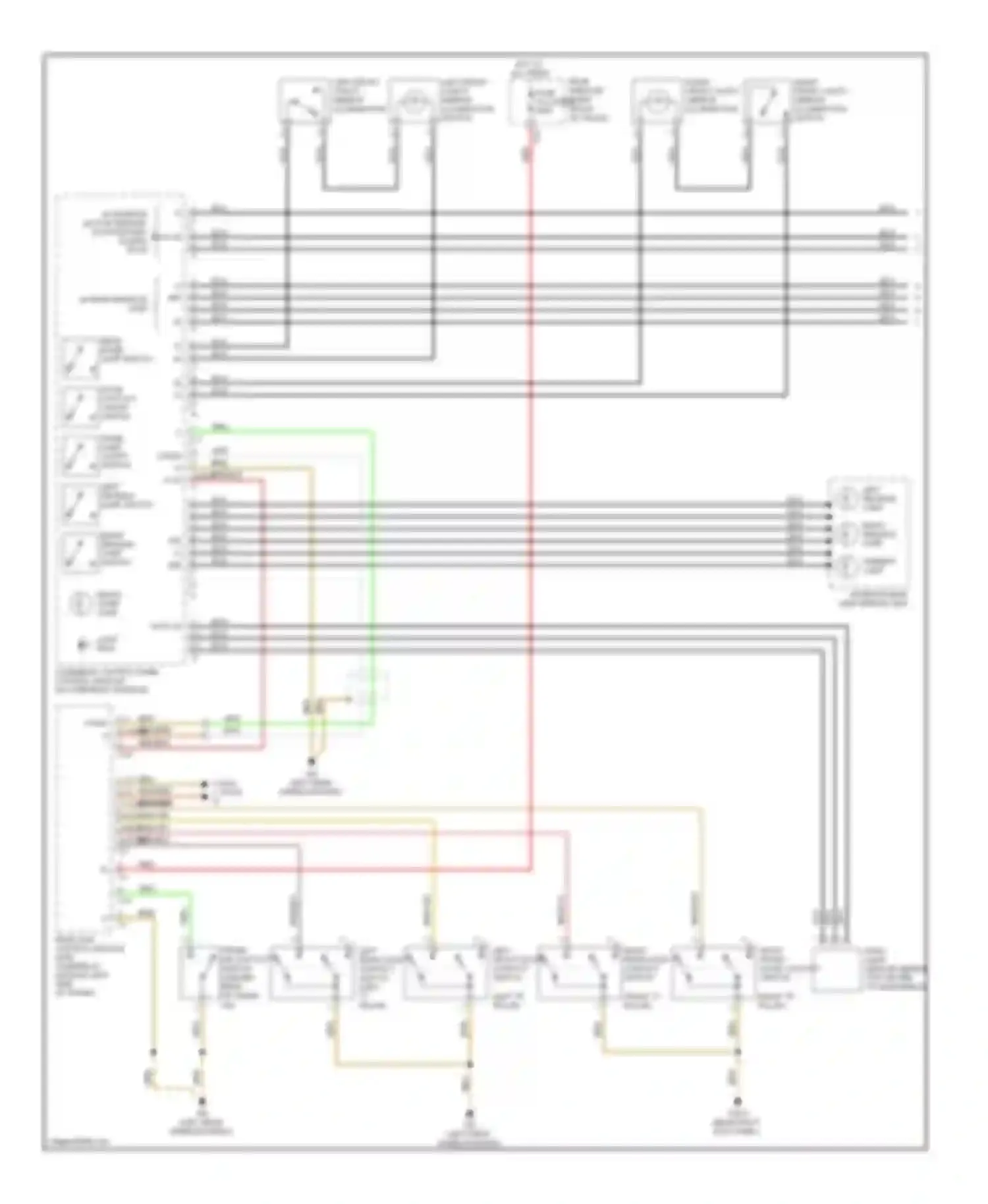 E-class Mercedes-Benz W211/S211 facelift (2006-2009): Courtesy lamps circuit (1 of 3)