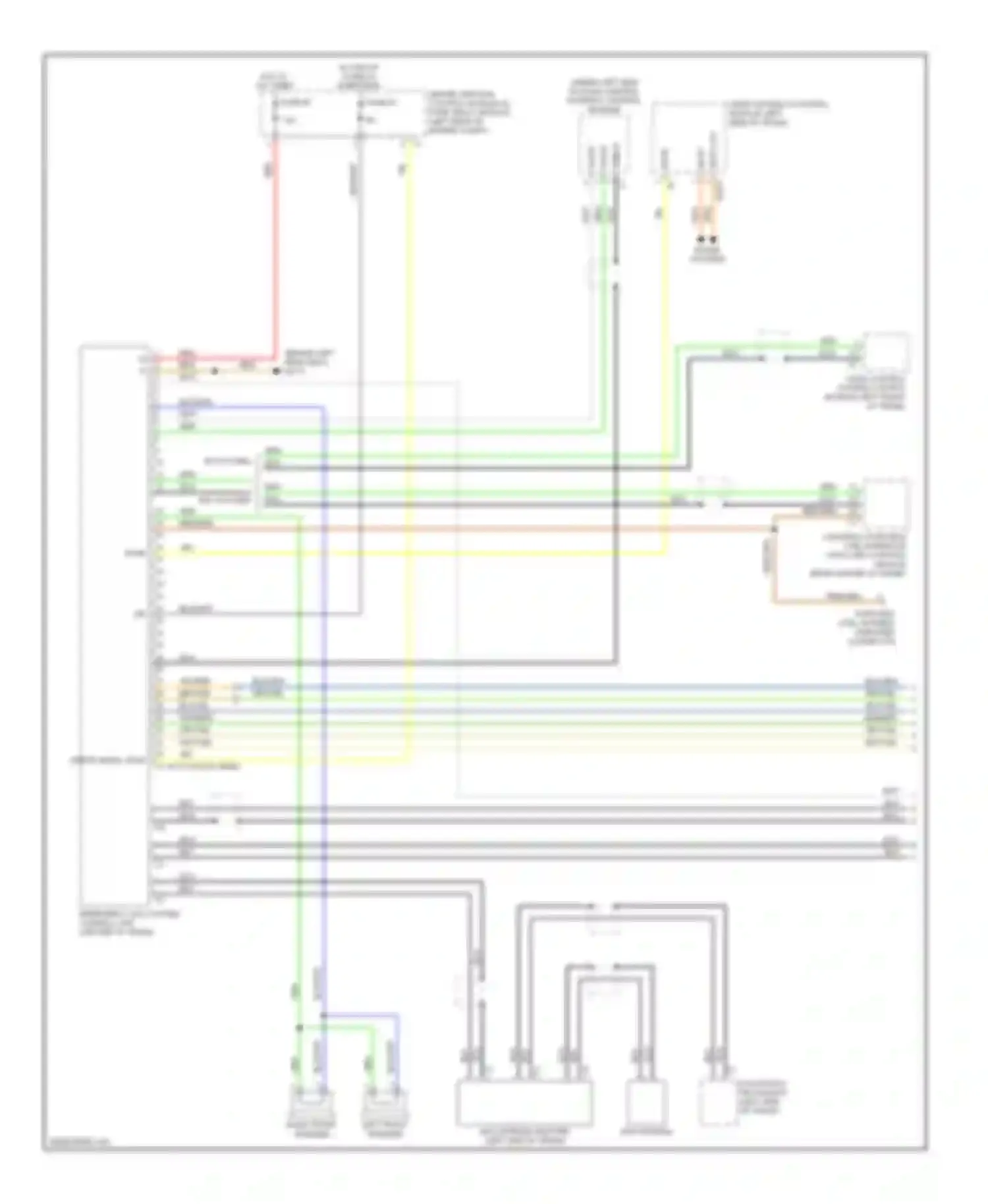 E-class Mercedes-Benz W211/S211 facelift (2006-2009): Tele aid circuit (1 of 2)