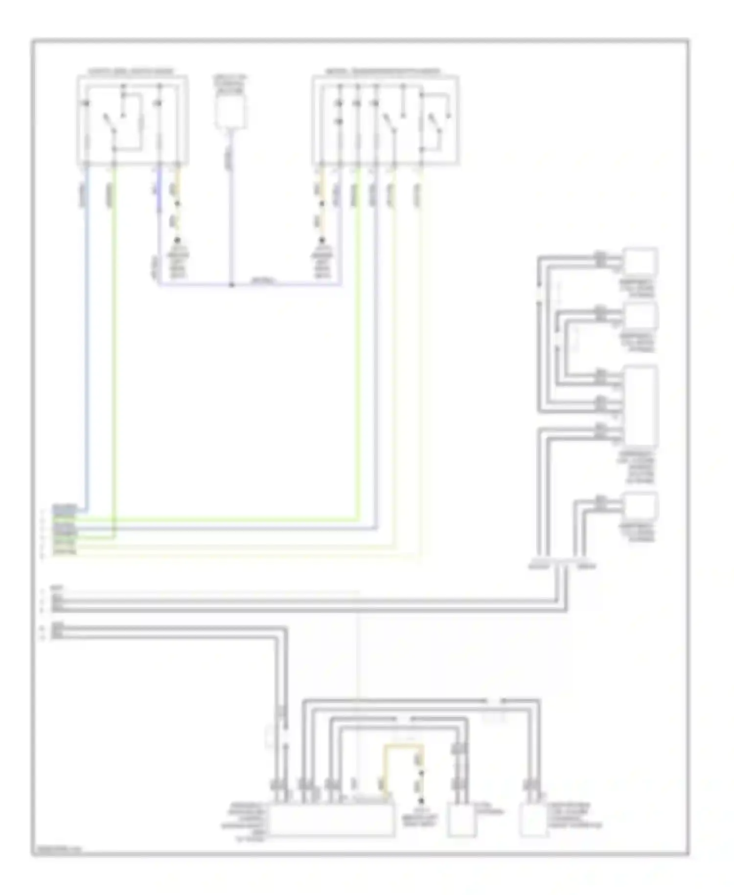 E-class Mercedes-Benz W211/S211 facelift (2006-2009): Tele aid circuit (2 of 2)