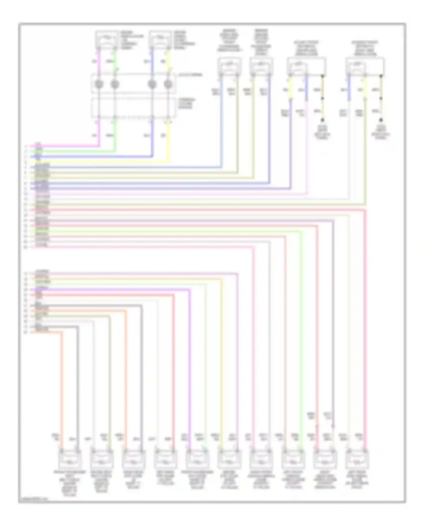 E-class Mercedes-Benz W211/S211 facelift (2006-2009): Supplemental restraint circuit (2 of 2)