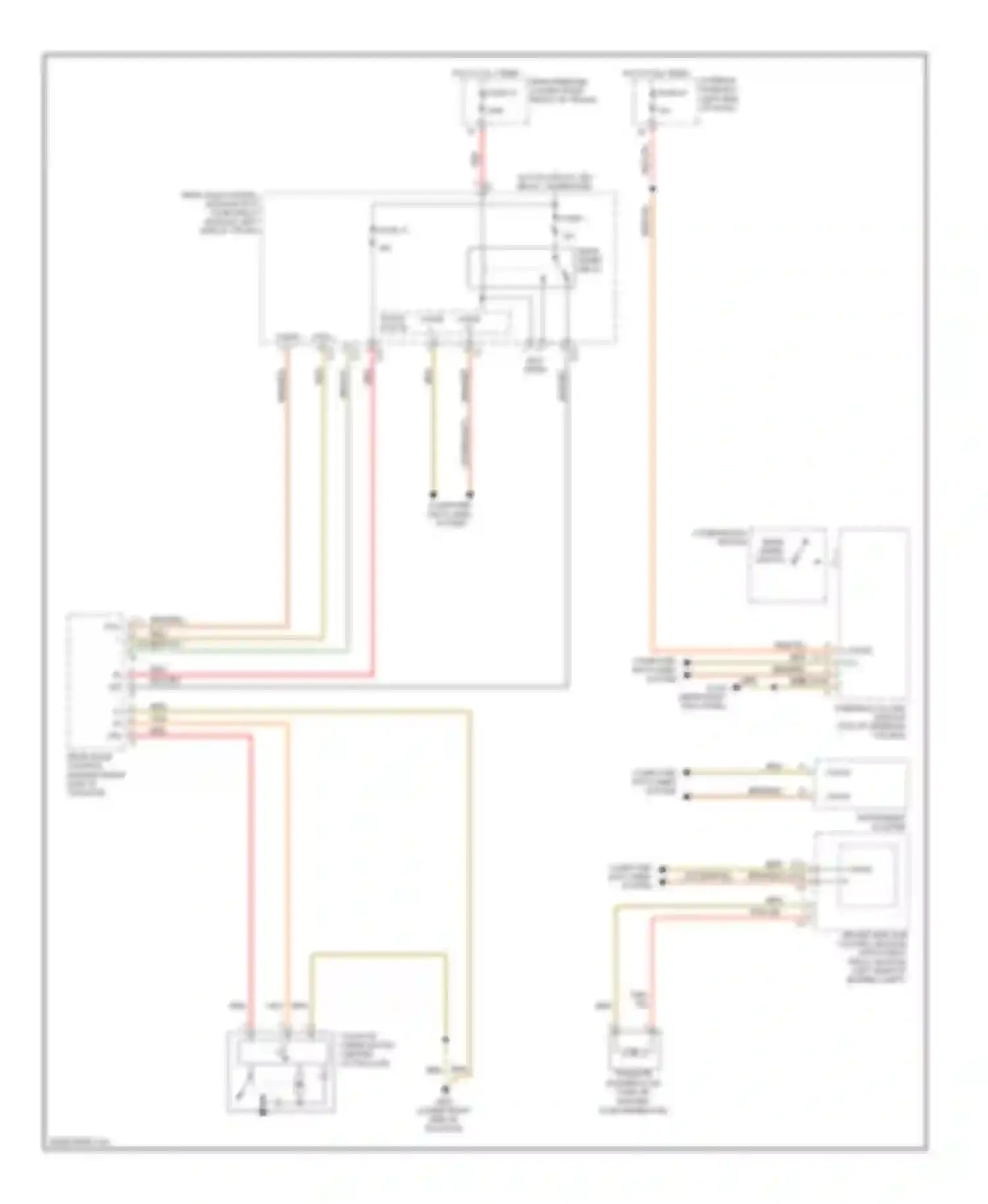 E-class Mercedes-Benz W211/S211 facelift (2006-2009): Rear wiper circuit