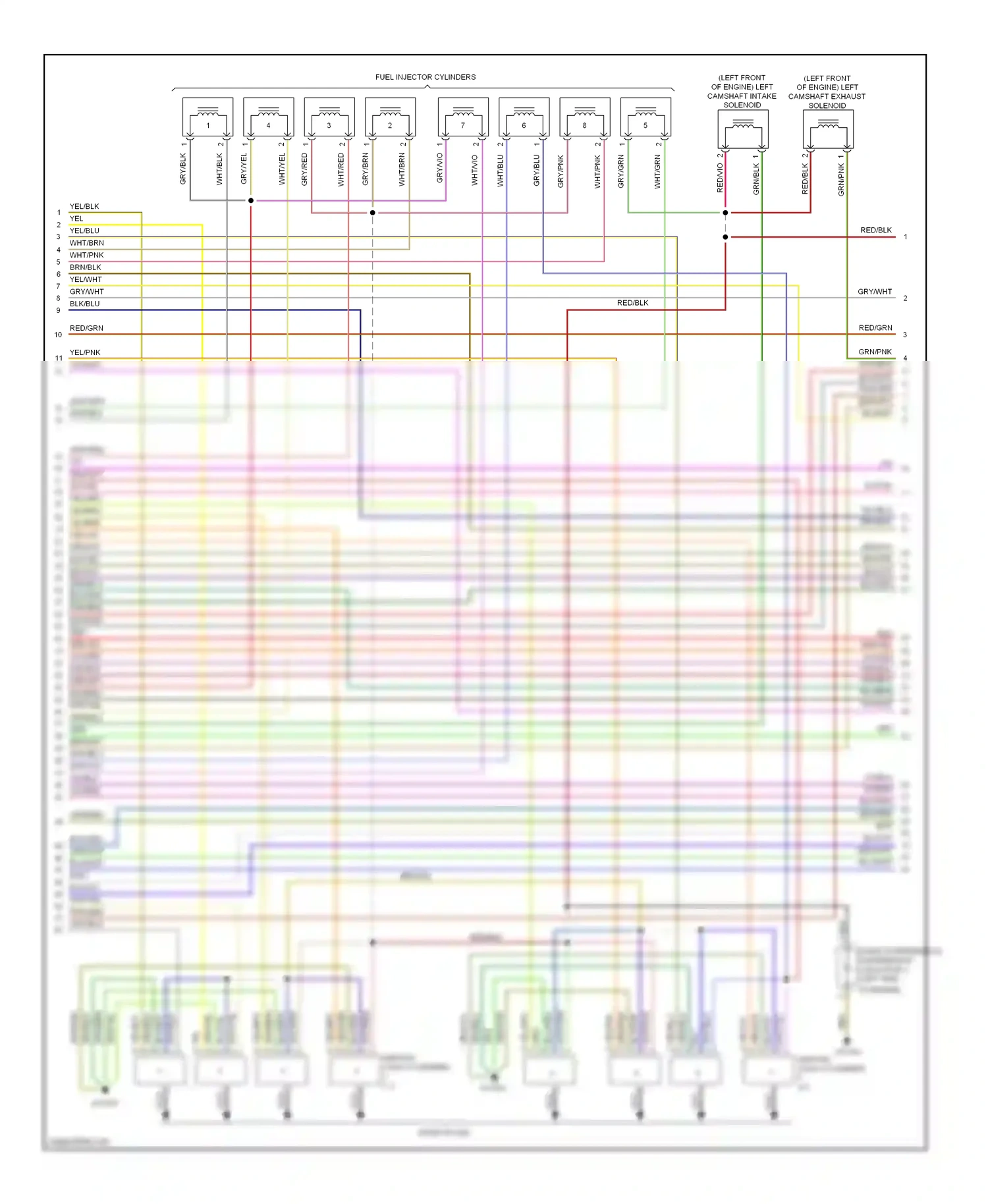 Wiring diagram blu/grn for Mercedes-Benz E-class W211/S211 facelift (2006-2009) (19 of 20)