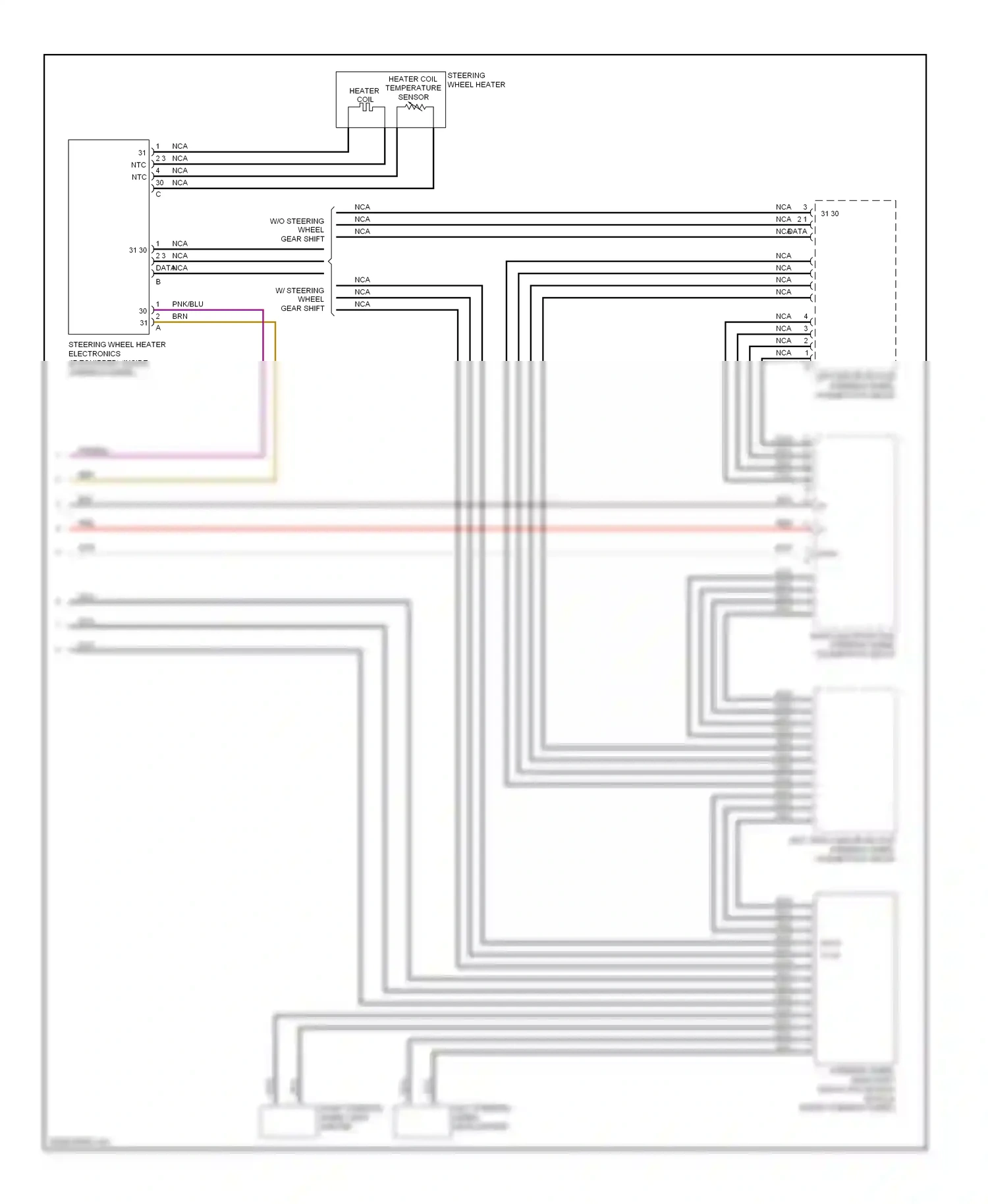 Wiring diagram data 31 30 for Mercedes-Benz E-class W211/S211 facelift (2006-2009) (1 of 2)