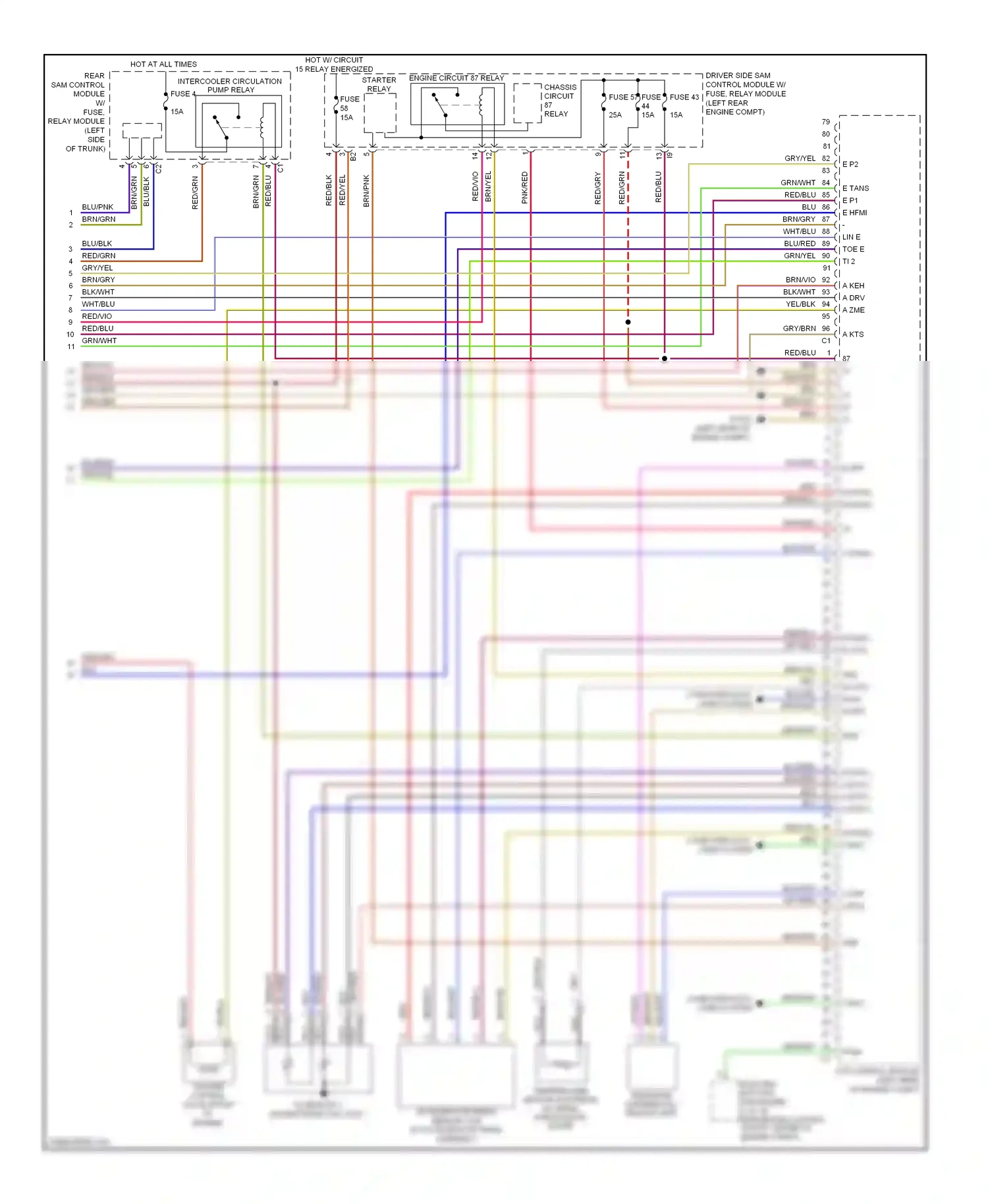 Wiring diagram e tans for Mercedes-Benz E-class W211/S211 facelift (2006-2009) (1 of 1)
