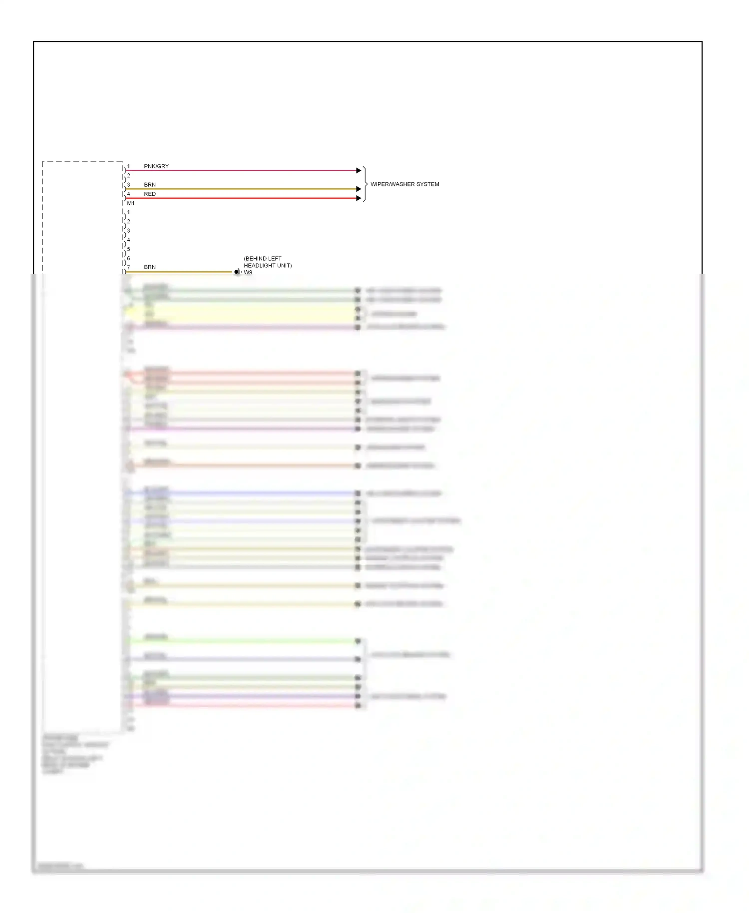 Wiring diagram engine controls system for Mercedes-Benz E-class W211/S211 facelift (2006-2009) (5 of 6)
