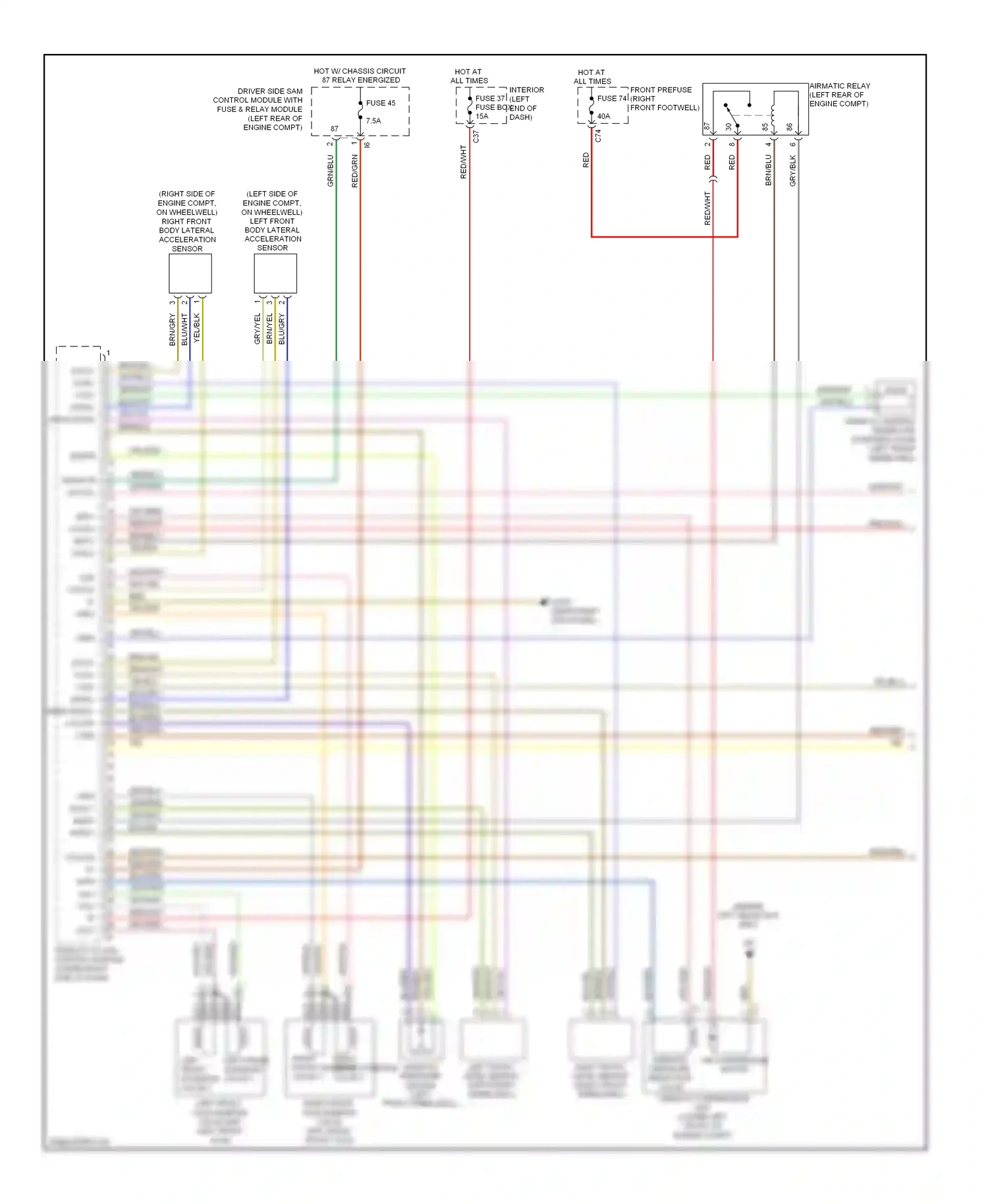 Wiring diagram nca for Mercedes-Benz E-class W211/S211 facelift (2006-2009) (10 of 57)