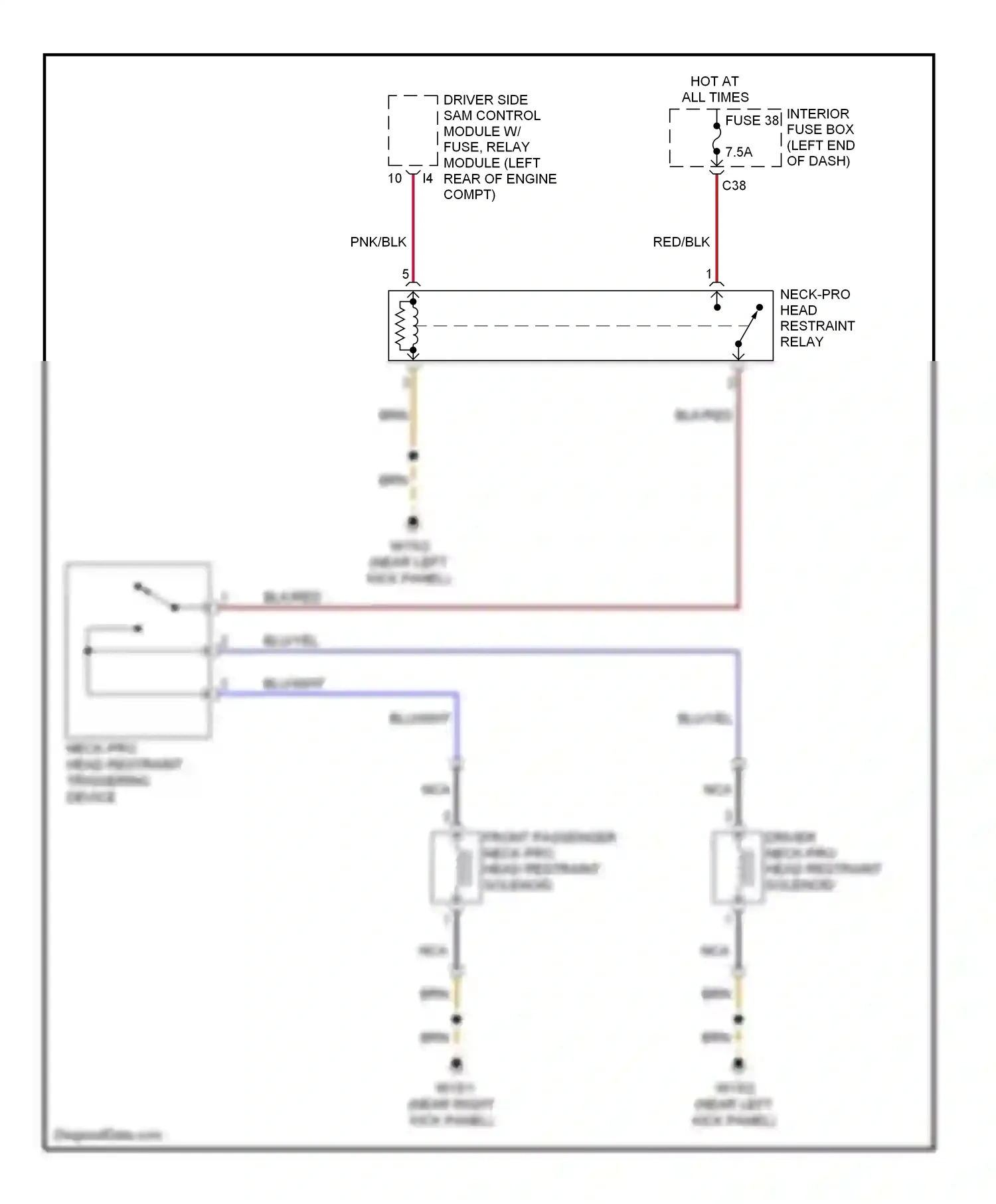 Wiring diagram nca for Mercedes-Benz E-class W211/S211 facelift (2006-2009) (31 of 57)