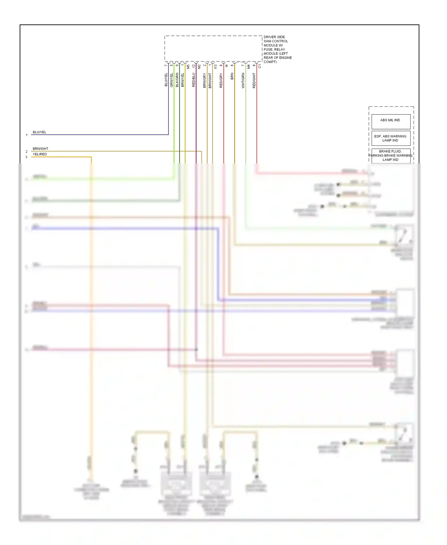 Wiring diagram nca for Mercedes-Benz E-class W211/S211 facelift (2006-2009) (2 of 57)
