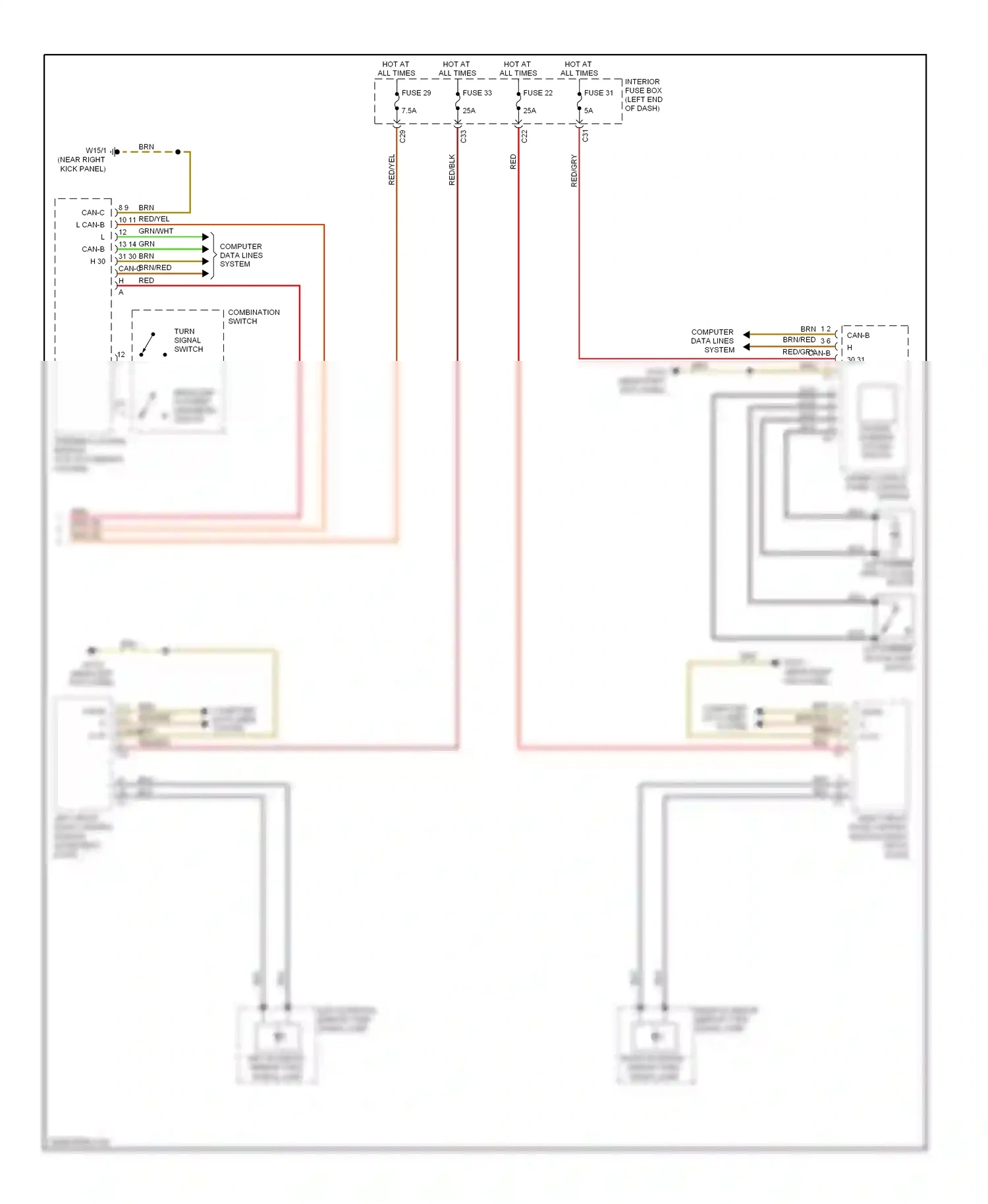 Wiring diagram nca for Mercedes-Benz E-class W211/S211 facelift (2006-2009) (12 of 57)