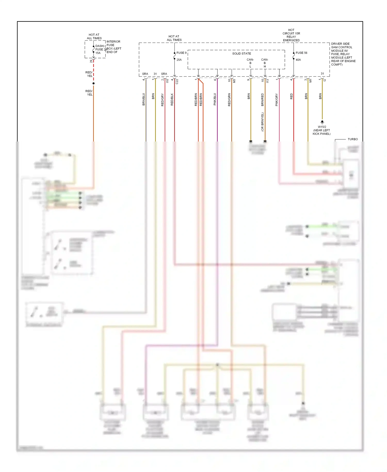 Wiring diagram nca for Mercedes-Benz E-class W211/S211 facelift (2006-2009) (51 of 57)