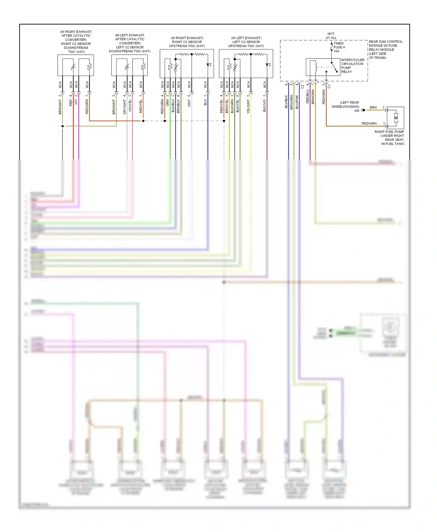 Mercedes-Benz E-class W211/S211 facelift (2006-2009) red wiring diagram  (67 of 67)
