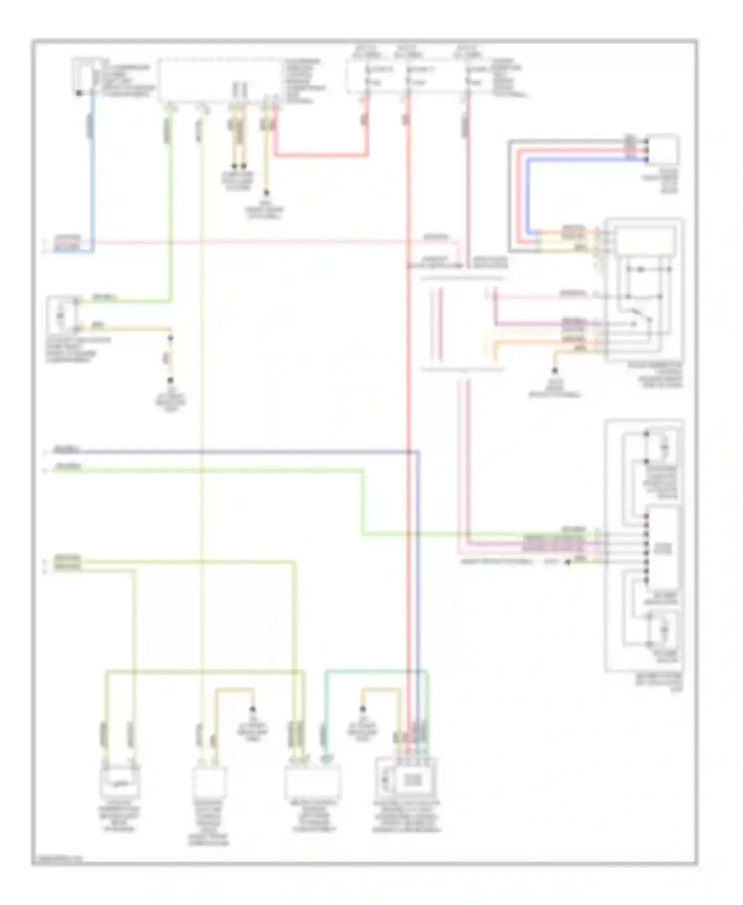 E-class Mercedes-Benz W211/S211 (2002-2006): Automatic a/c circuit (2 of 2)