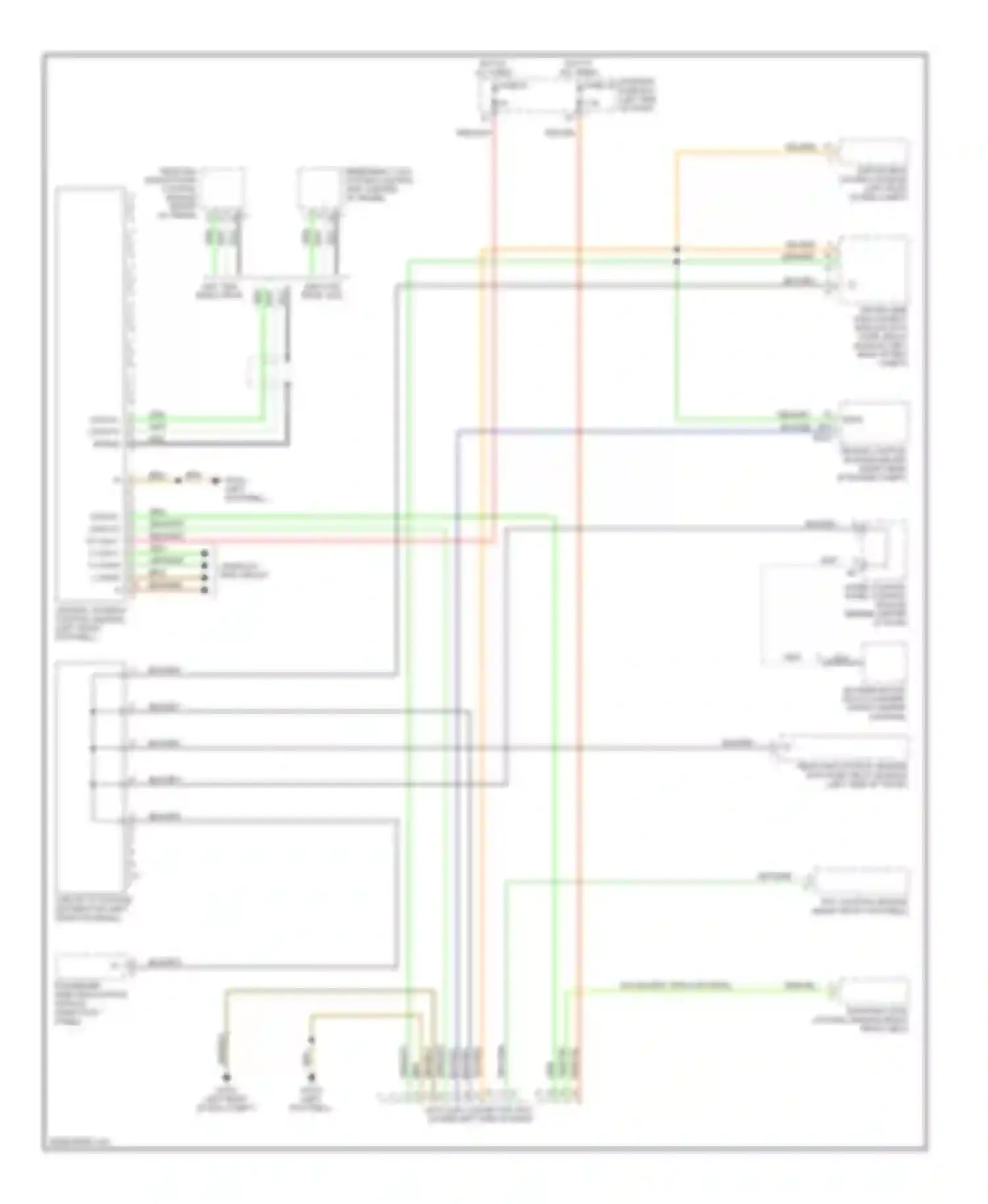 E-class Mercedes-Benz W211/S211 (2002-2006): Data link connector circuit