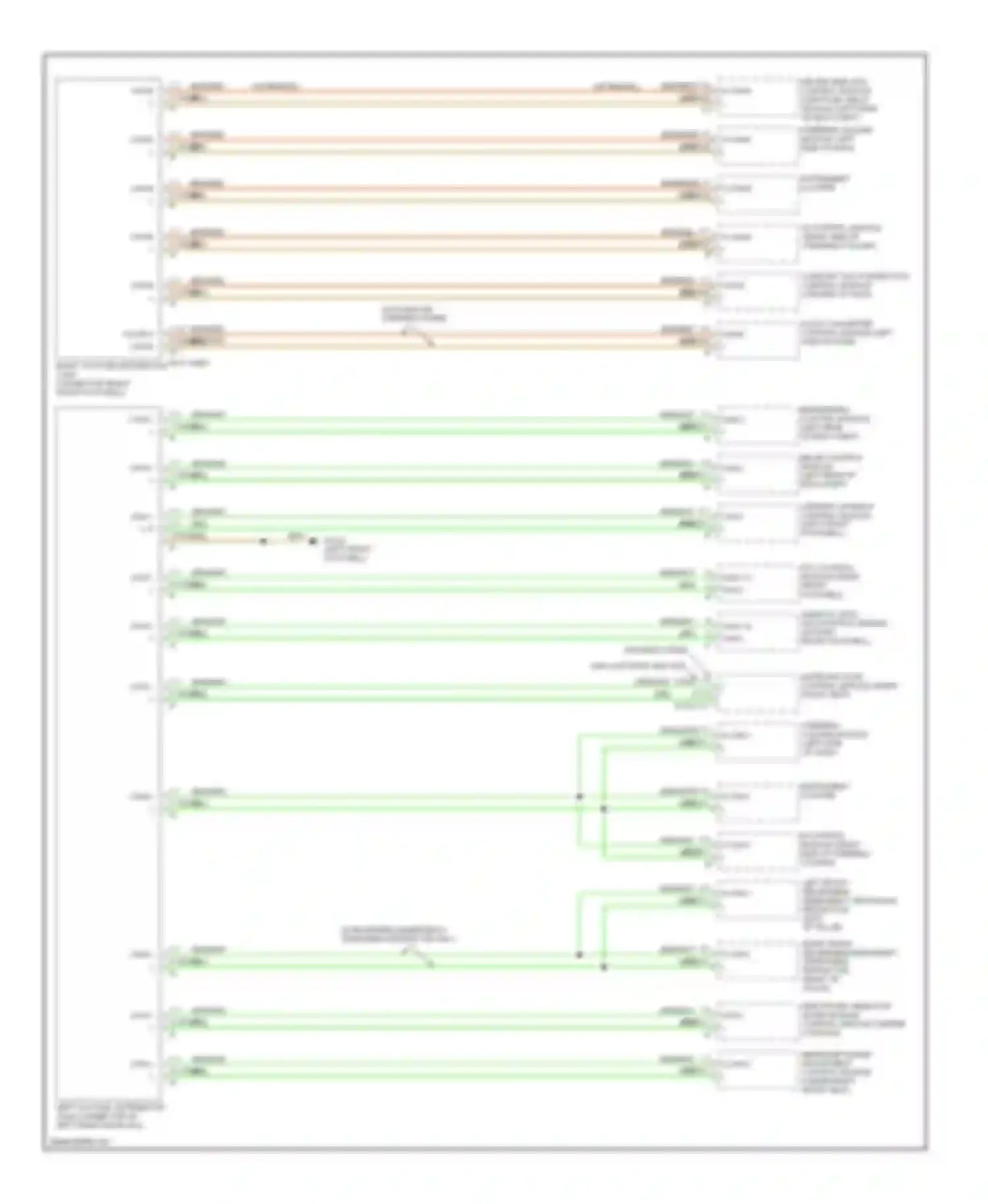 E-class Mercedes-Benz W211/S211 (2002-2006): High/low bus circuit (1 of 2)