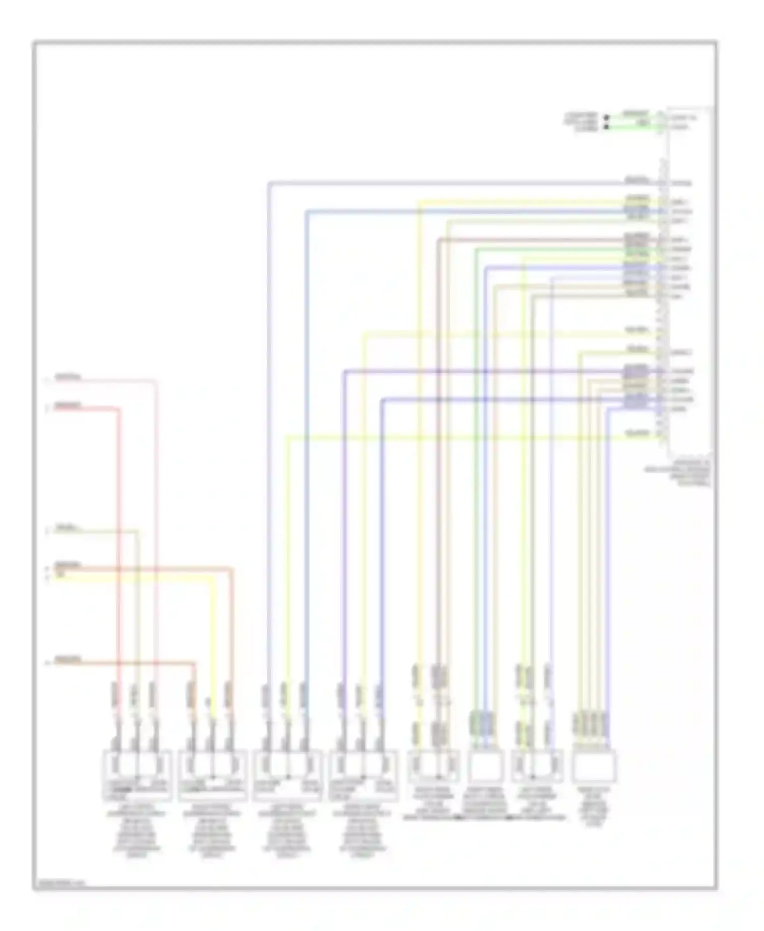 E-class Mercedes-Benz W211/S211 (2002-2006): Electronic suspension circuit (2 of 2)