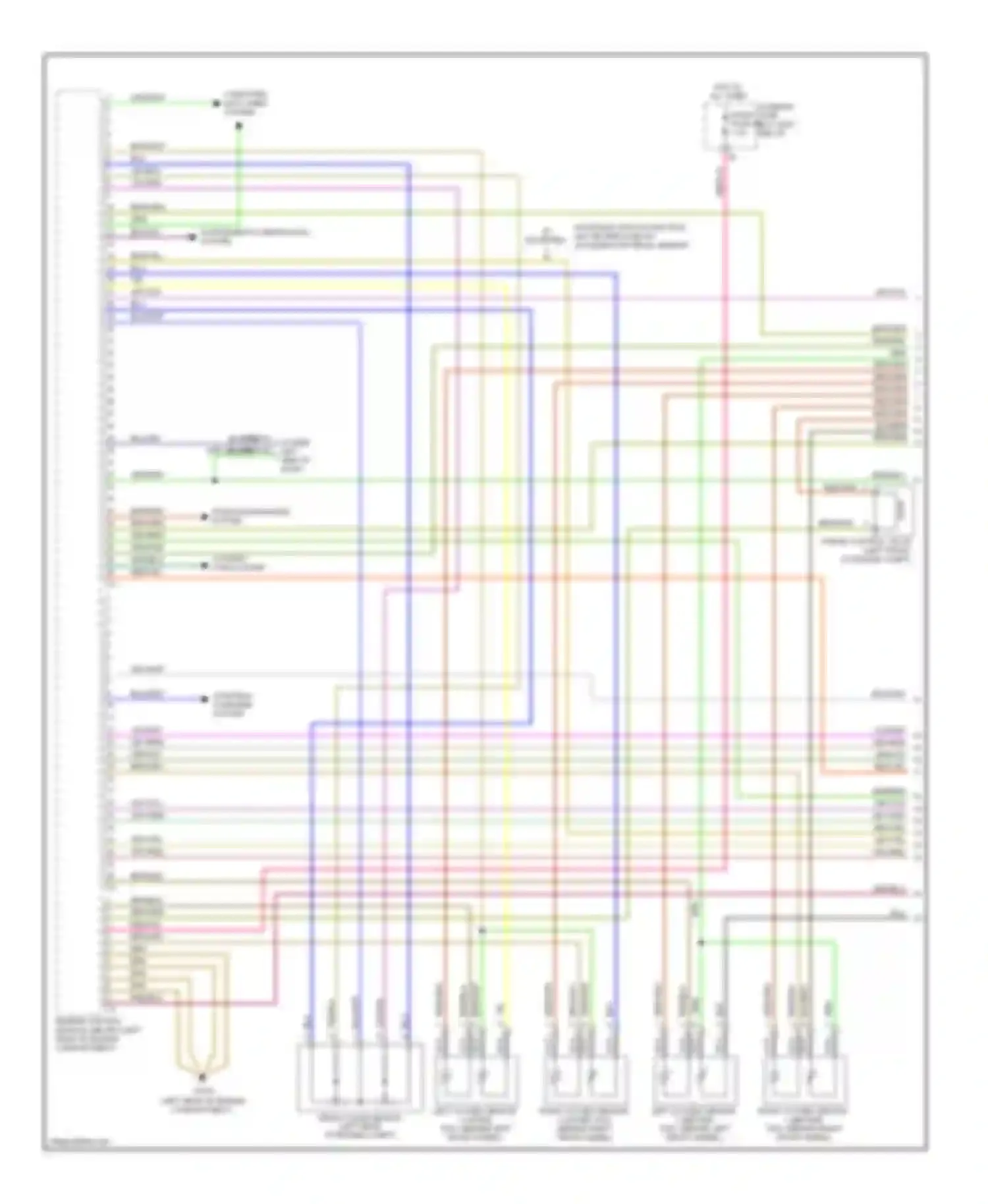 E-class Mercedes-Benz W211/S211 (2002-2006): Wiring diagram engine performance 3.2l (1 of 3)