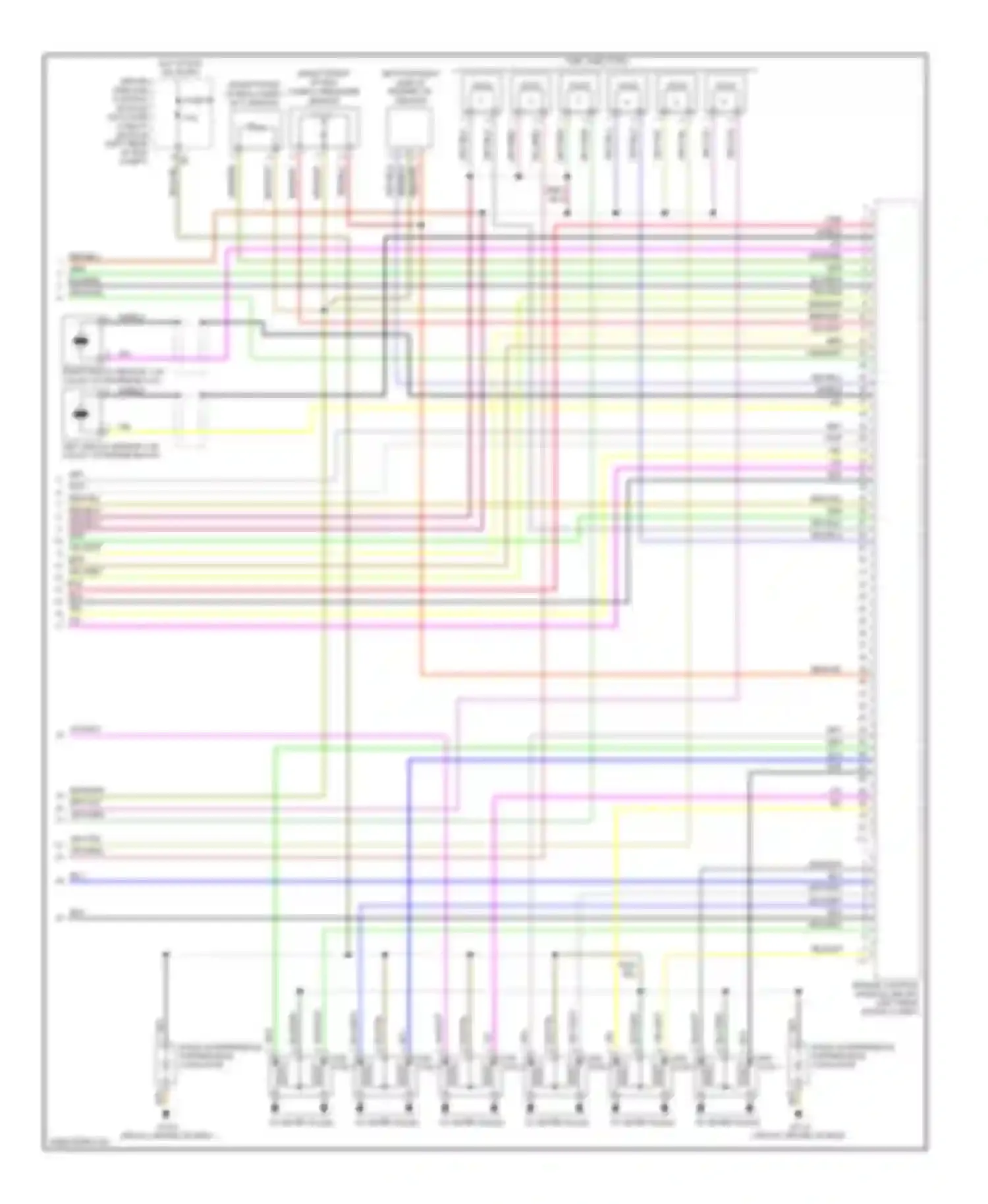 E-class Mercedes-Benz W211/S211 (2002-2006): Wiring diagram engine performance 3.2l (3 of 3)