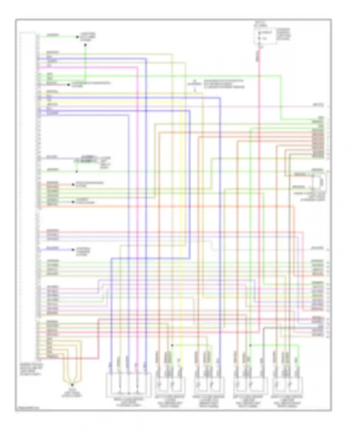 E-class Mercedes-Benz W211/S211 (2002-2006): Wiring diagram engine performance 5.0l (1 of 3)