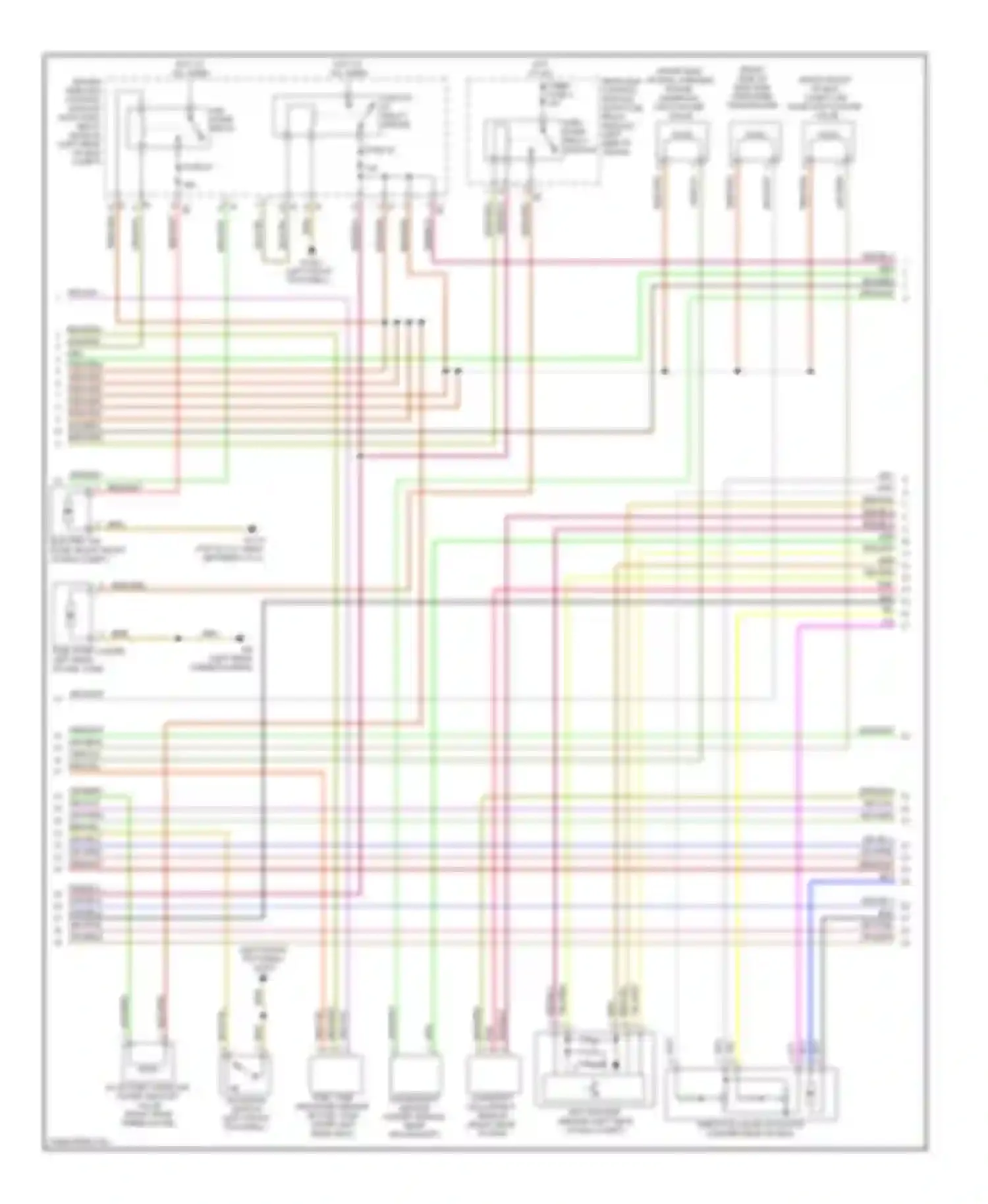 E-class Mercedes-Benz W211/S211 (2002-2006): Wiring diagram engine performance 5.0l (2 of 3)
