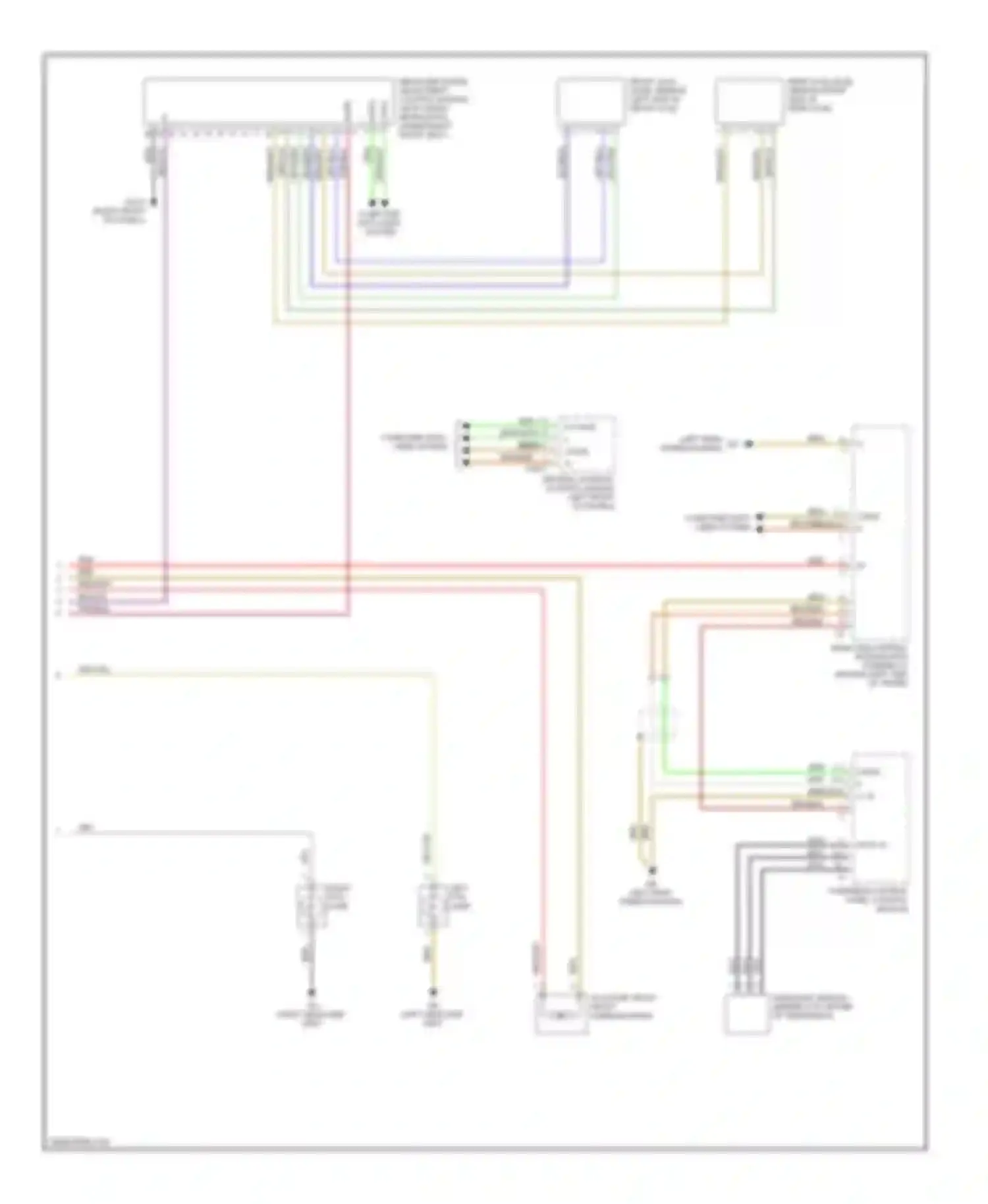 E-class Mercedes-Benz W211/S211 (2002-2006): Headlights circuit (2 of 2)