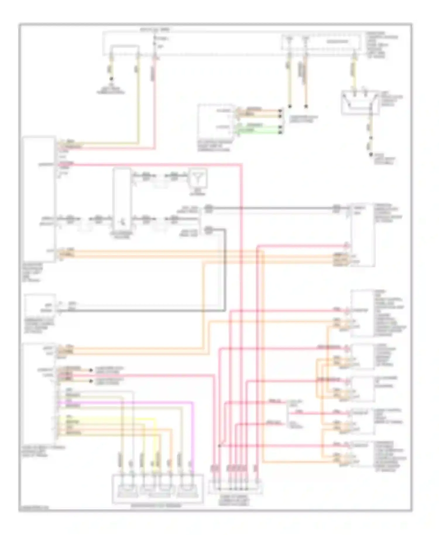 E-class Mercedes-Benz W211/S211 (2002-2006): Navigation circuit