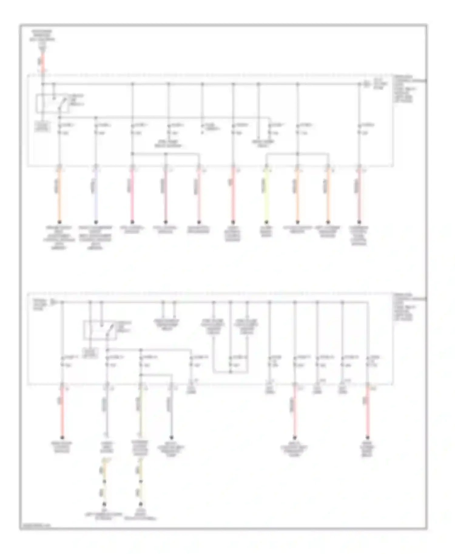 E-class Mercedes-Benz W211/S211 (2002-2006): Power distribution circuit (3 of 3)