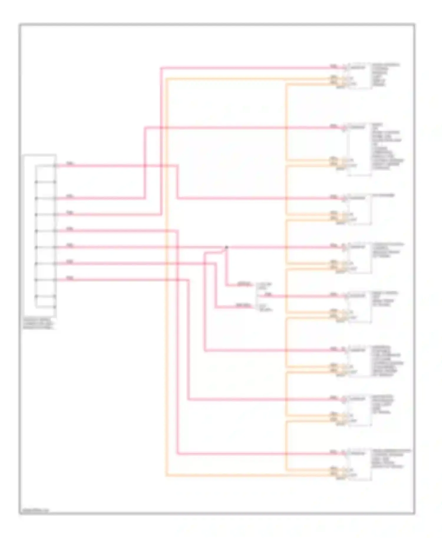 E-class Mercedes-Benz W211/S211 (2002-2006): Most data bus circuit