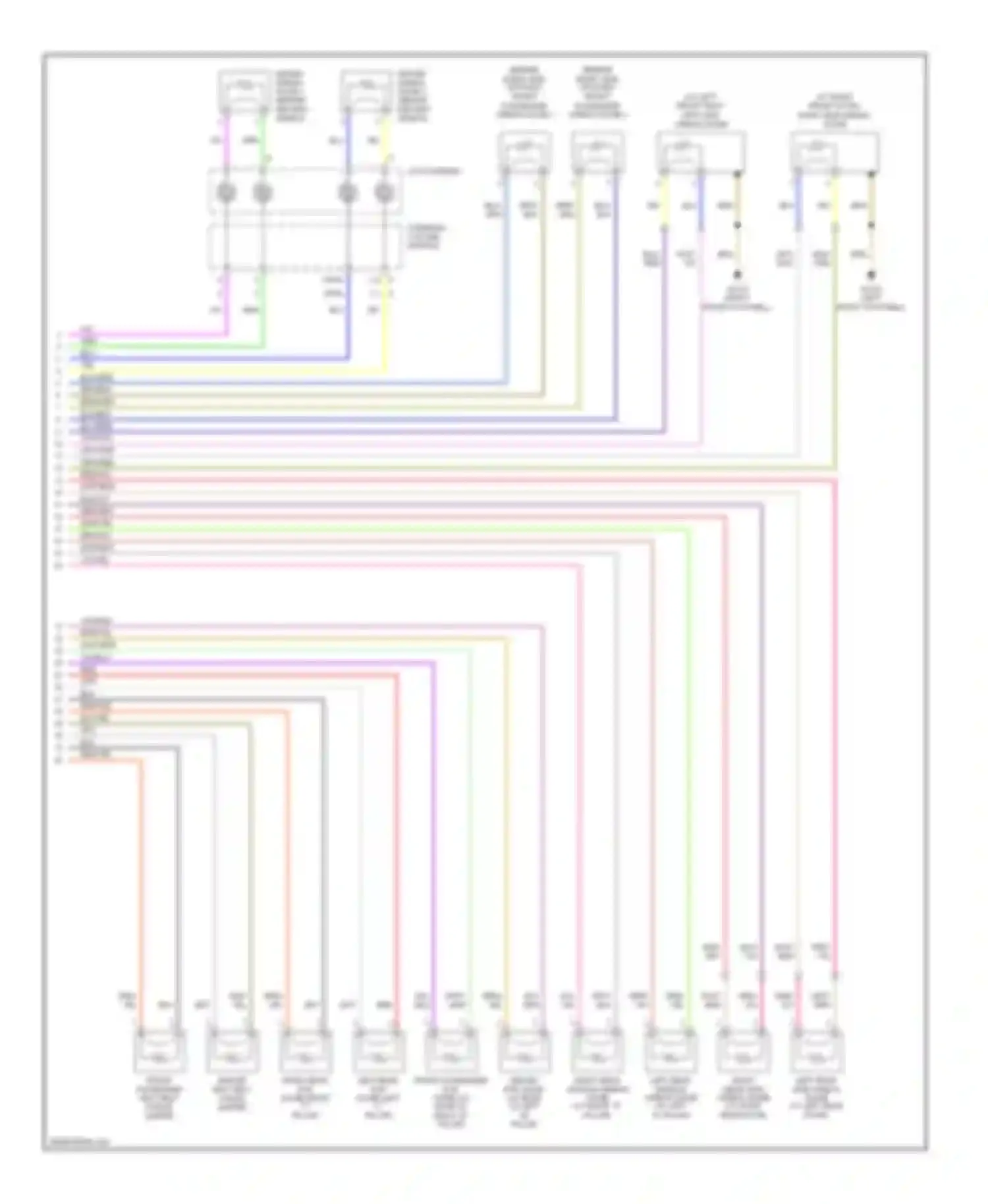 E-class Mercedes-Benz W211/S211 (2002-2006): Supplemental restraints circuit (2 of 2)