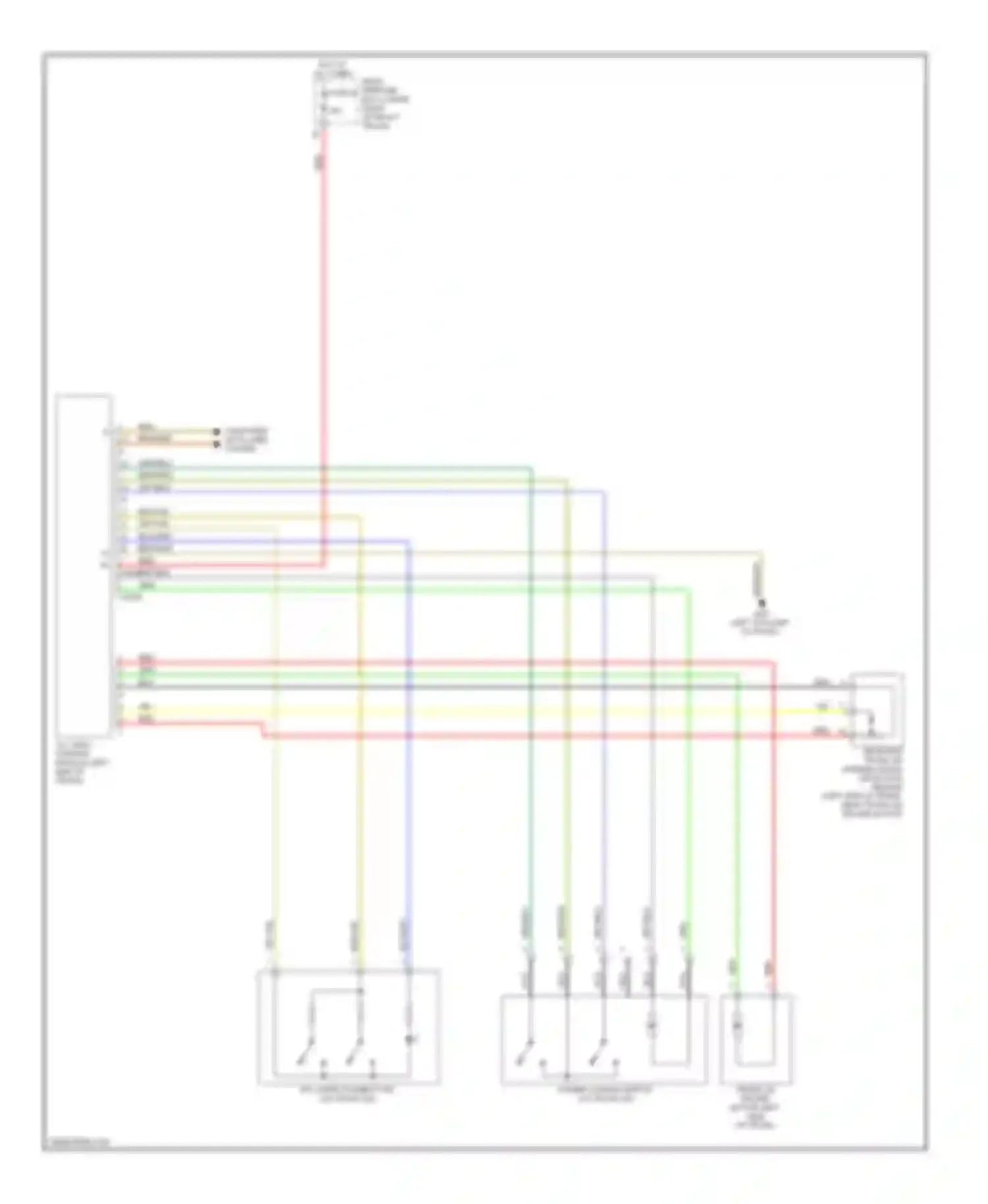 E-class Mercedes-Benz W211/S211 (2002-2006): Trunk pull-down circuit