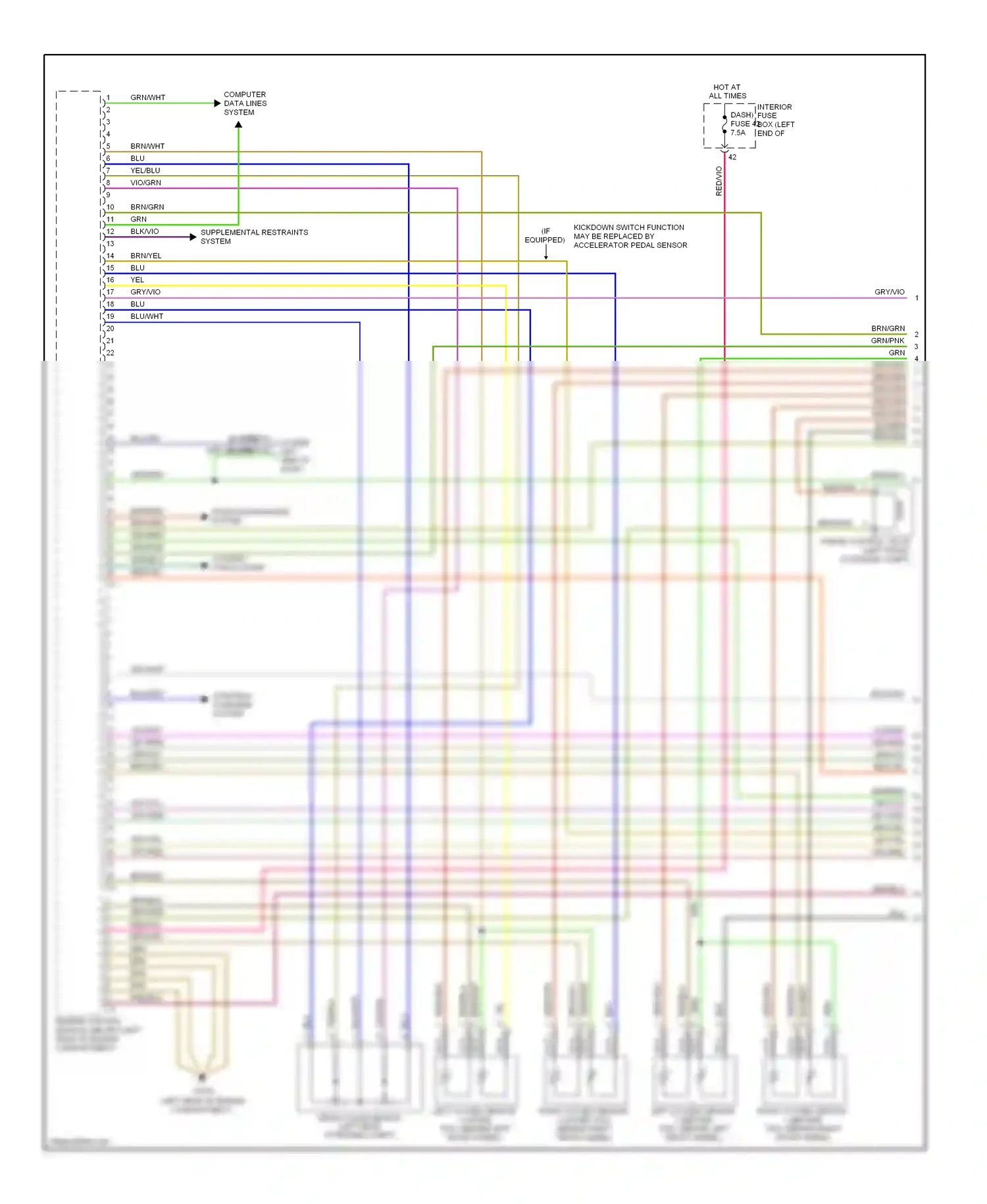 Wiring diagram blu for Mercedes-Benz E-class W211/S211 (2002-2006) (10 of 33)