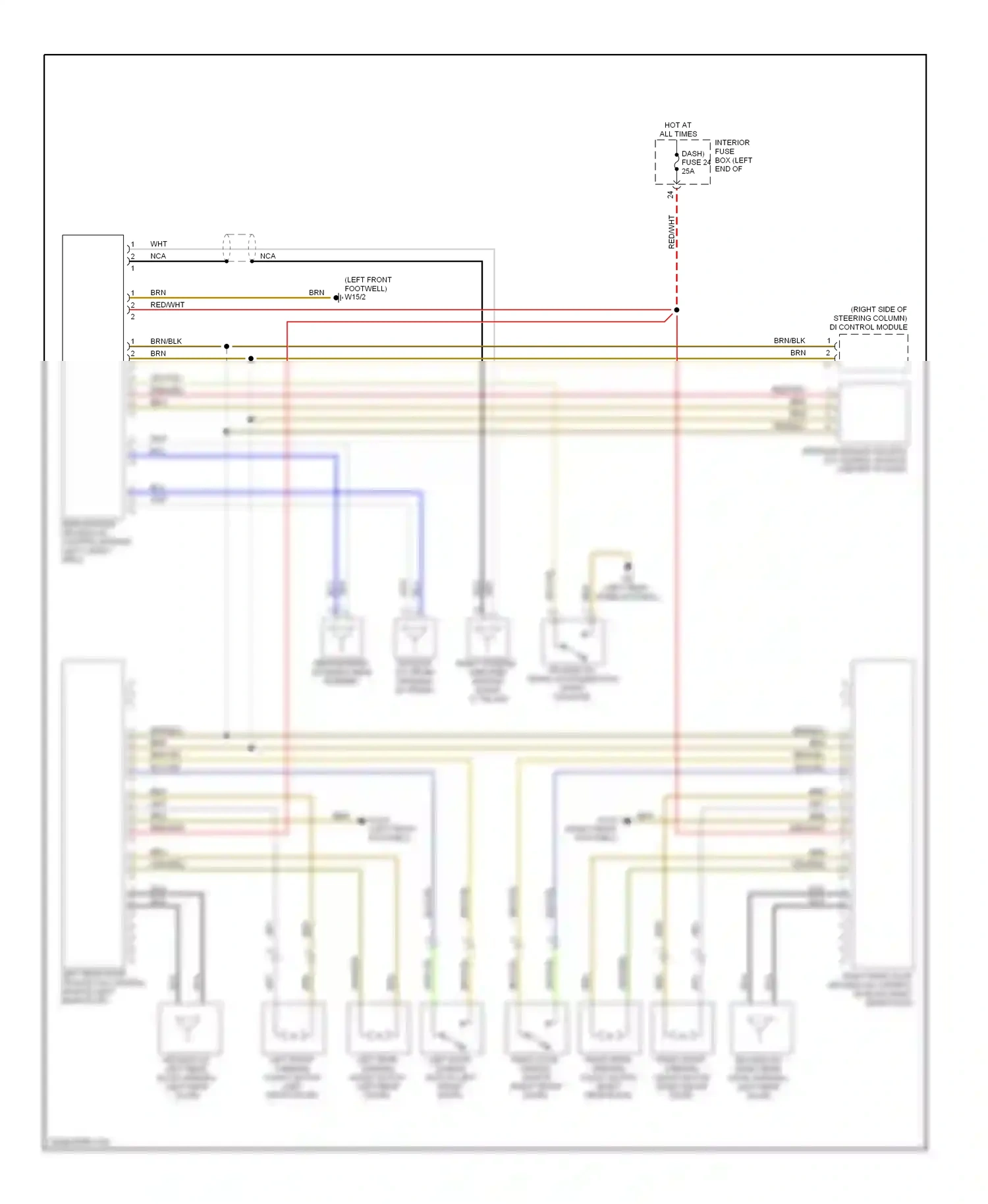 Wiring diagram blu for Mercedes-Benz E-class W211/S211 (2002-2006) (14 of 33)